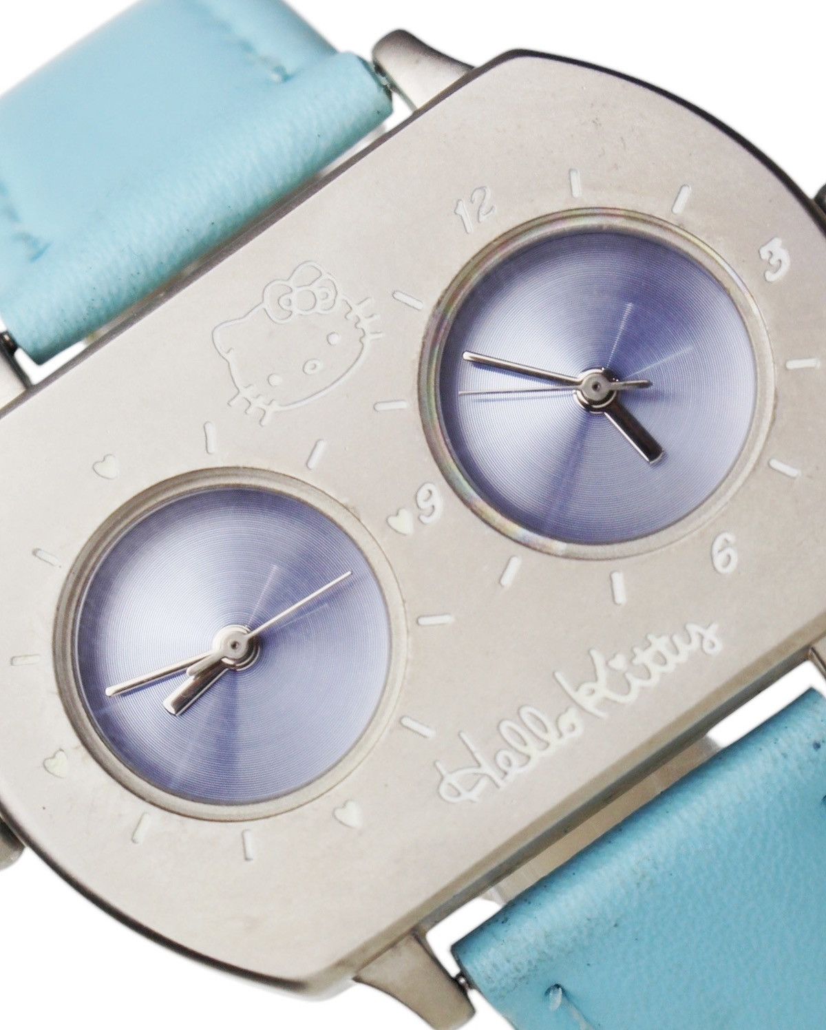 Vintage 1999 HELLO KITTY DUAL TIME WATCH – SANRIO OFFICIAL Size ONE SIZE - 3 Thumbnail