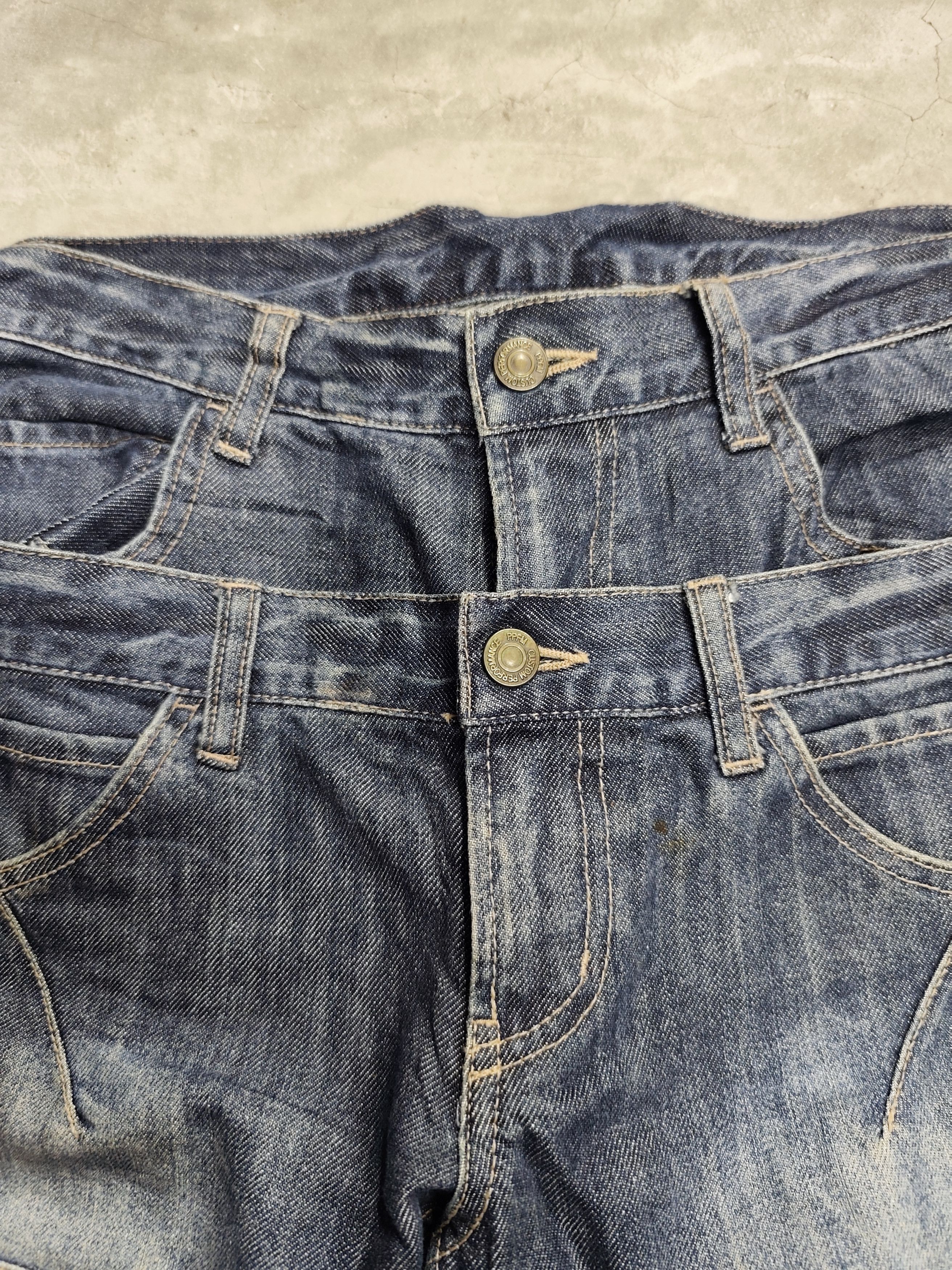 If Six Was Nine PPFM “Double Waisted Denim” Size US 33 - 6 Thumbnail