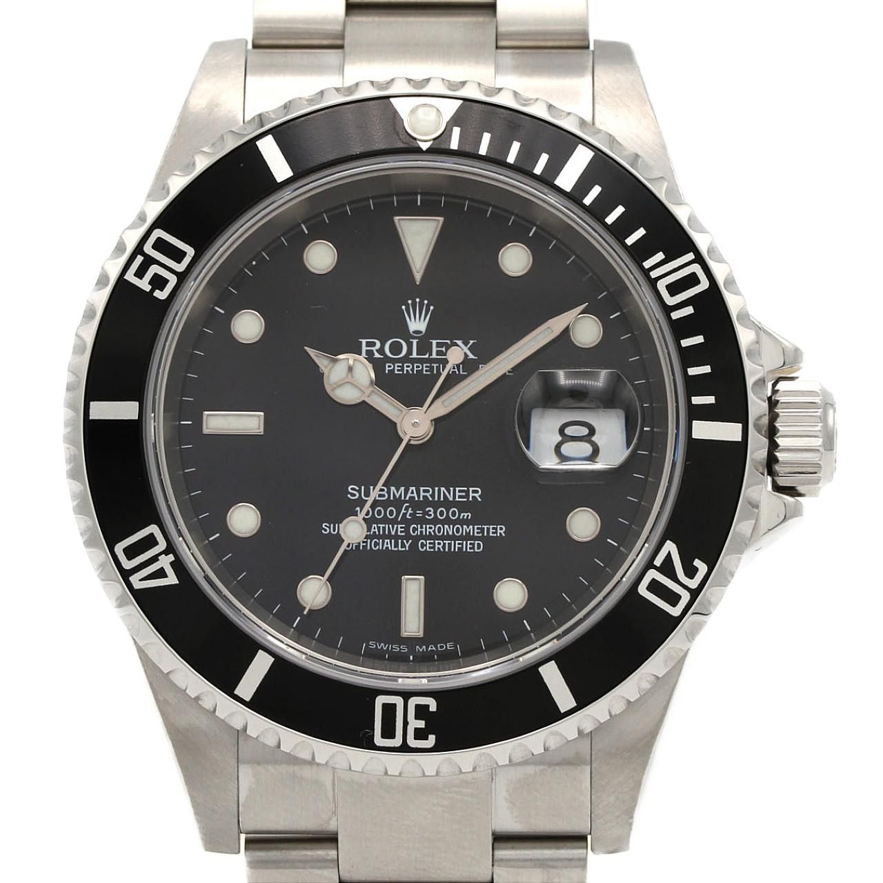 Rolex Rolex Rolex Submariner Date Stainless Steel Automatic Metal Automatic 16610 DUTY FREE for USA Size ONE SIZE - 1 Thumbnail