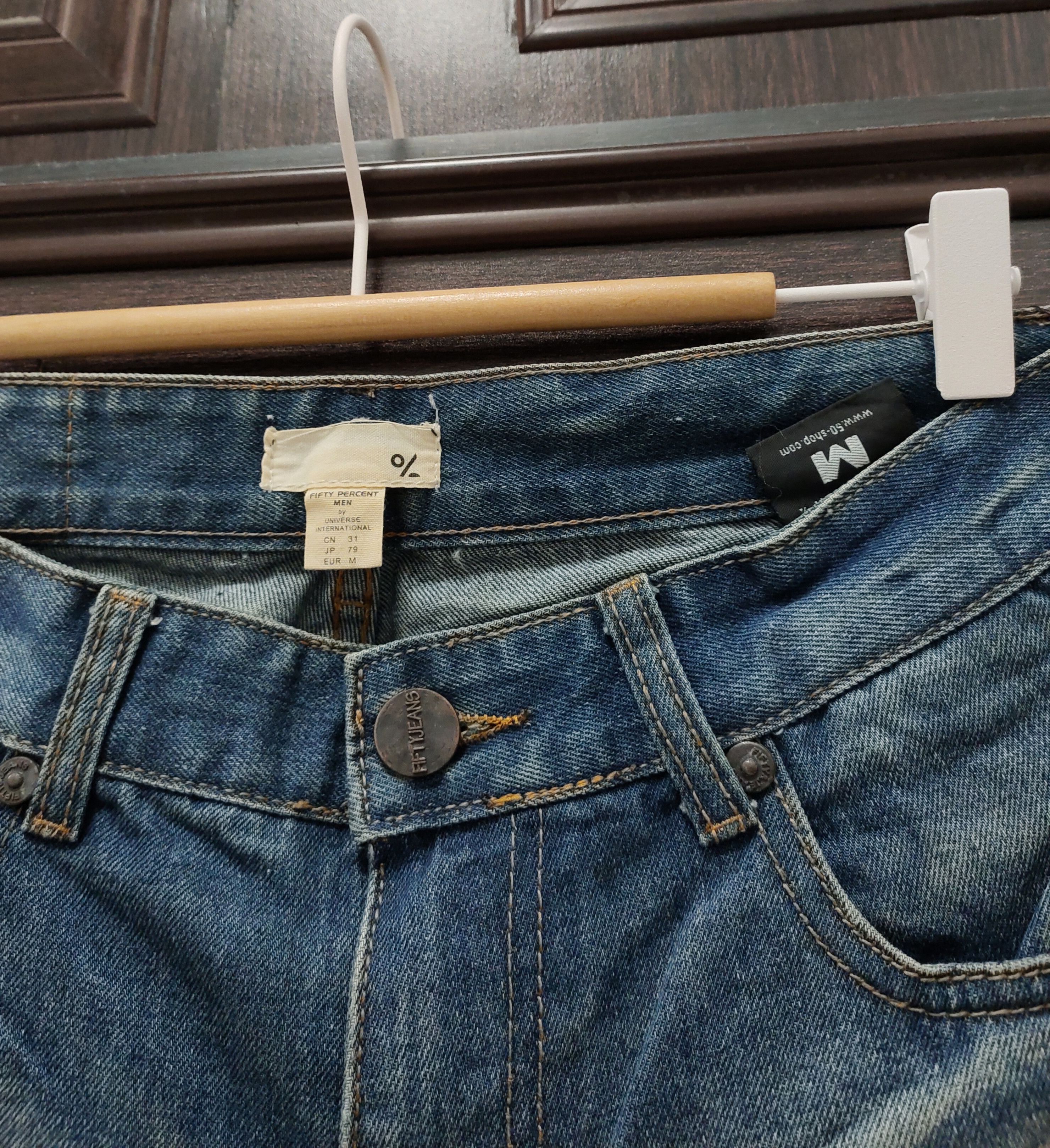 City Streets 💥 Crazy Sick Flared Fifty Percent Denim 💥 Size US 30 / EU 46 - 4 Thumbnail