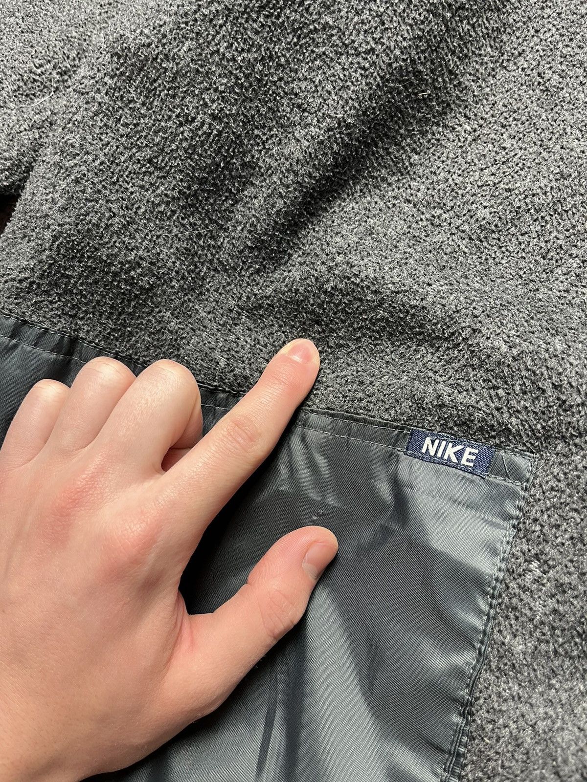 Nike Vintage Nike Zoom Fleece Jacket Baggy styles 90's Y2K Size US XXL / EU 58 / 5 - 9 Thumbnail