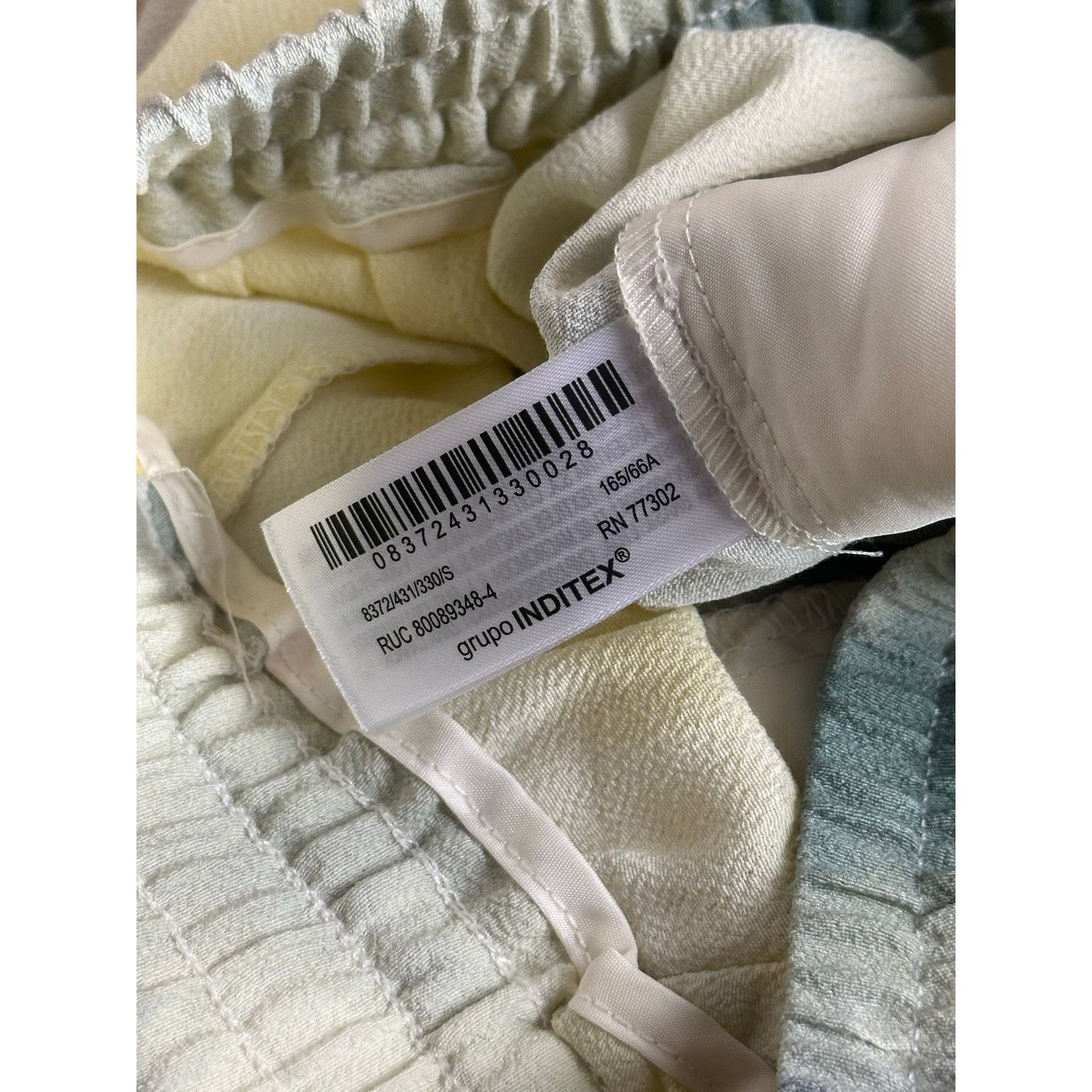 Zara Zara Gradient Silk Drawstring Multicolor Pant - Size S Size 26" / US 2 / IT 38 - 6 Thumbnail