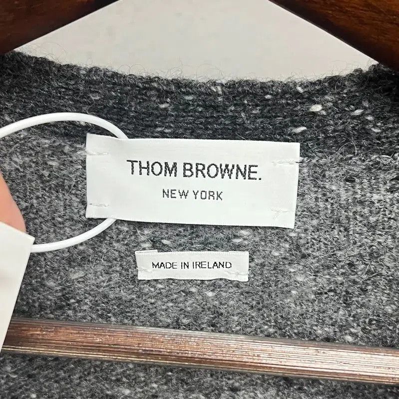 Thom Browne Thom Browne Gray Wool Women's Cardigan . Size L / US 10 / IT 46 - 3 Thumbnail