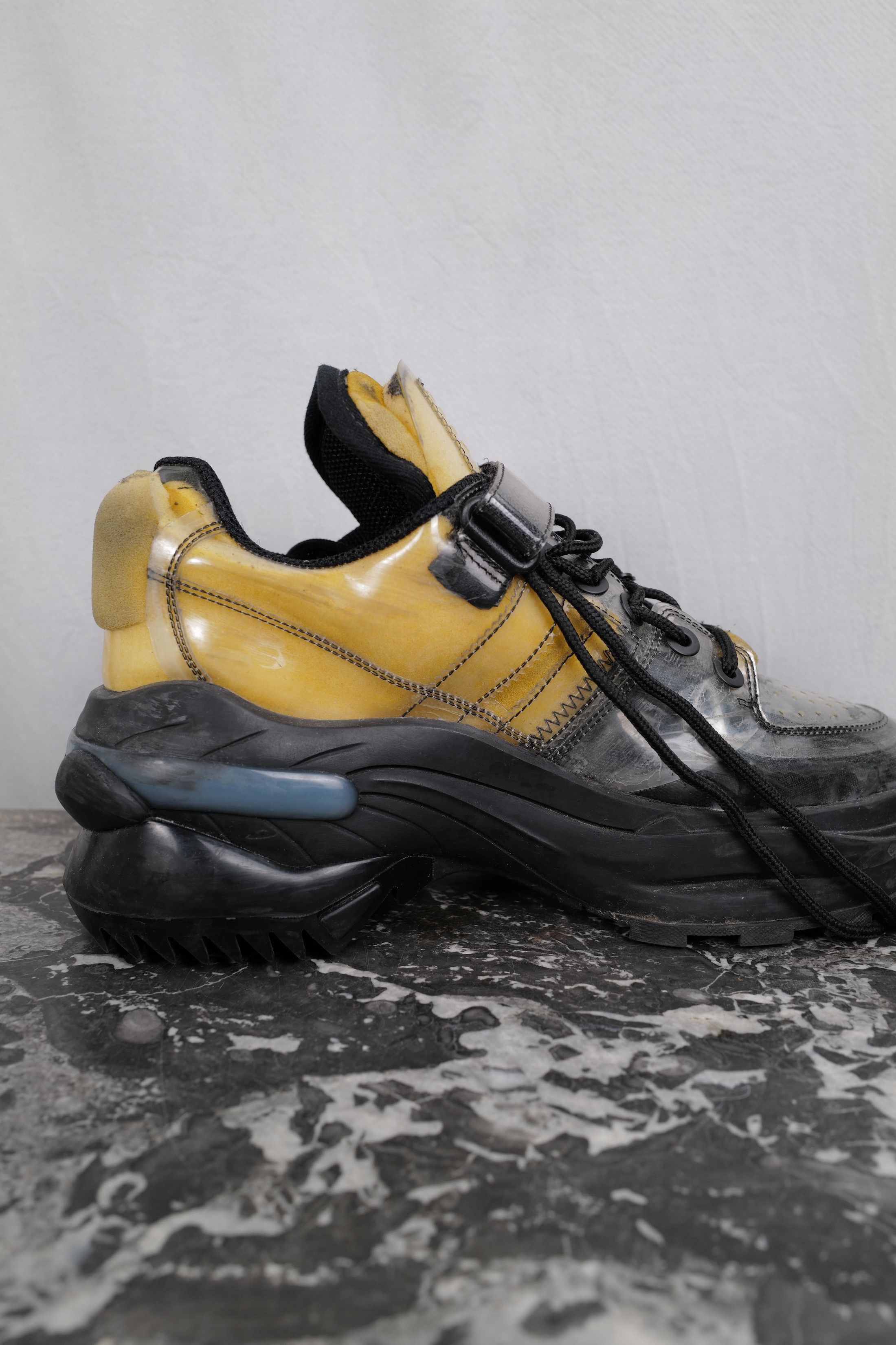 Maison Margiela Maison Margiela PVC Clear Retro Fit Chunky Sole Sneaker Size US 8 / EU 41 - 12 Thumbnail