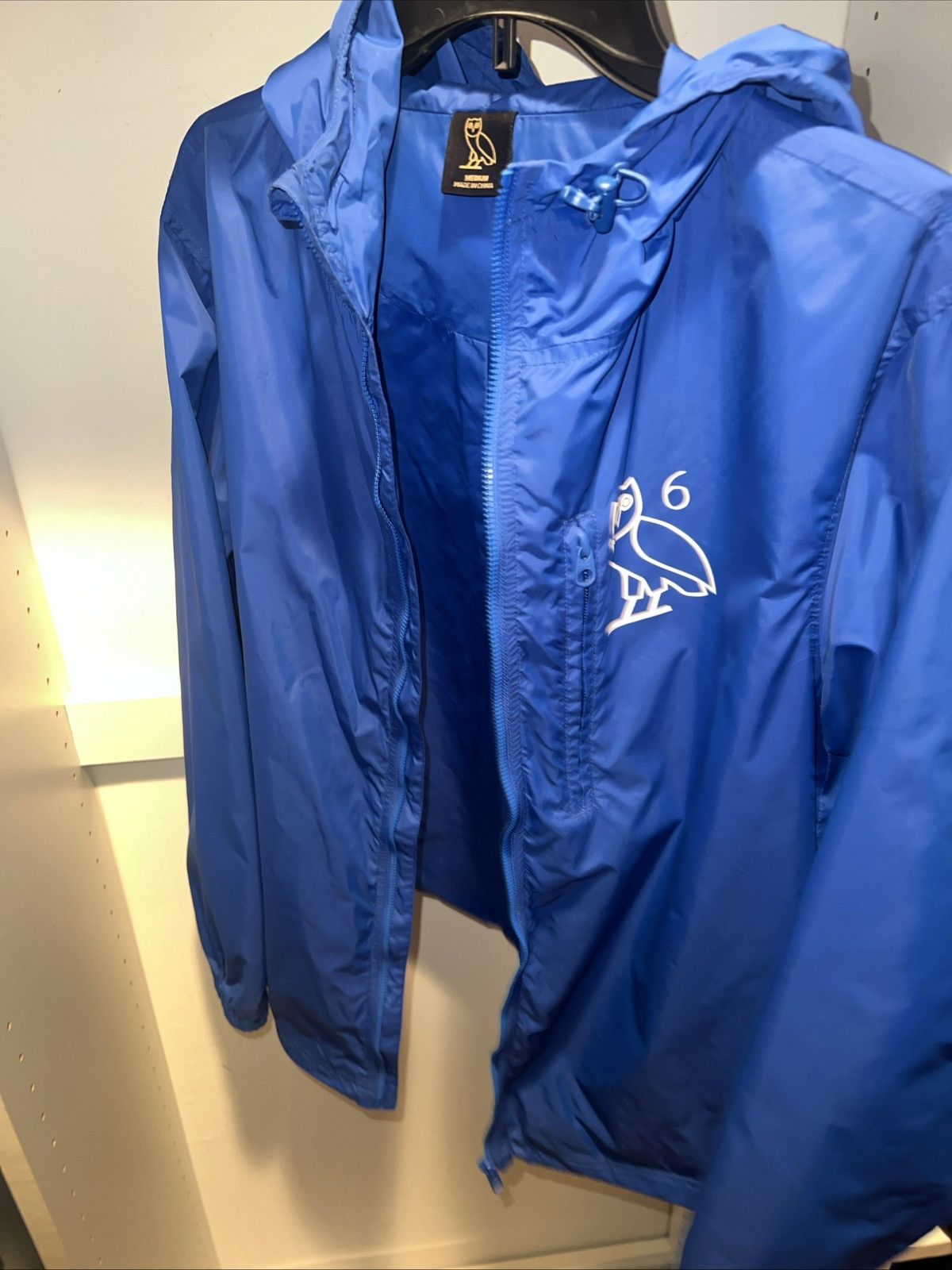 October's Very Own Mens OVO Blue windbreaker Size Medium Size US M / EU 48-50 / 2 - 6 Thumbnail