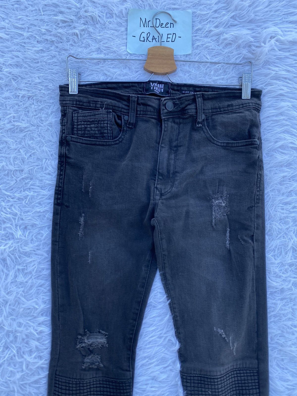 Japanese Brand Rare Vintage Youngmen YMN Max Skinny Jeans/ Denim Size US 32 / EU 48 - 9 Thumbnail