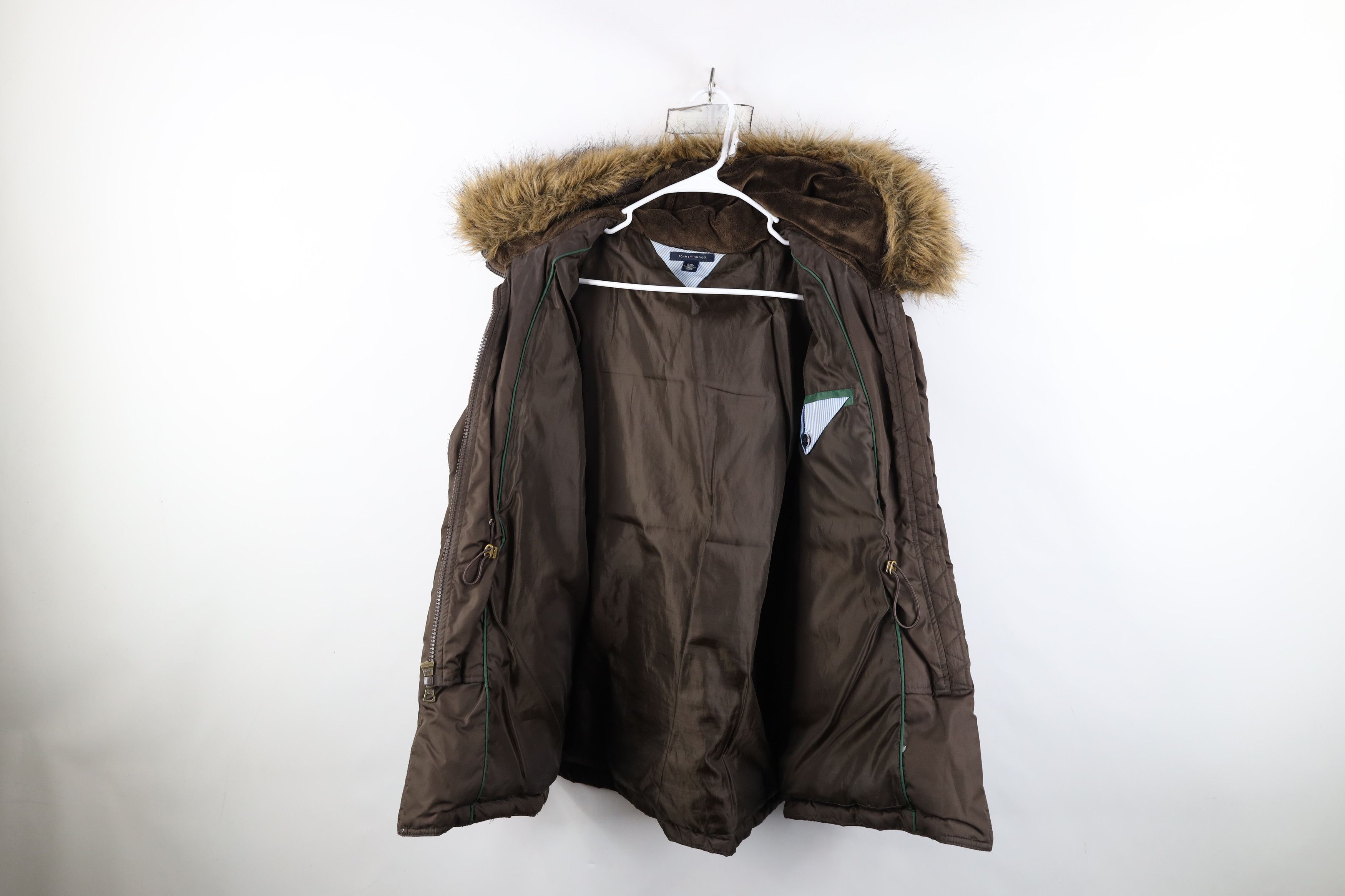 Tommy Hilfiger Vintage Y2K Babydoll Tommy Hilfiger Duck Down Puffer Jacket Size L / US 10 / IT 46 - 9 Thumbnail