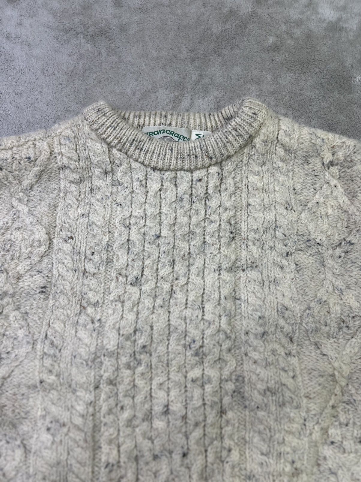 Aran Crafts Vintage Irish Aran Crafts Cable Knit Wool Sweater Size US M / EU 48-50 / 2 - 2 Thumbnail