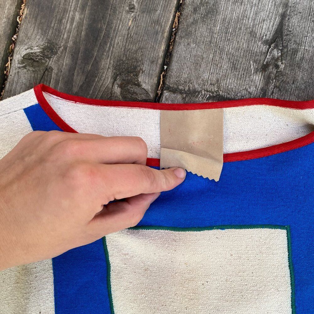 Vintage Vintage 50s Canvas Embroidered Crewneck Sweater Large Distr Size US M / EU 48-50 / 2 - 7 Thumbnail