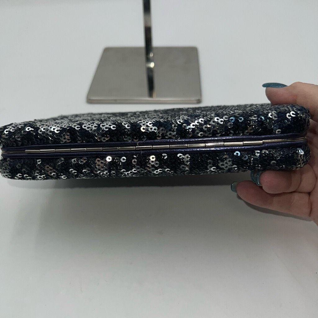Other Unbranded Stormy Sequined Hard Clasp Clutch/Wallet Size ONE SIZE - 9 Thumbnail