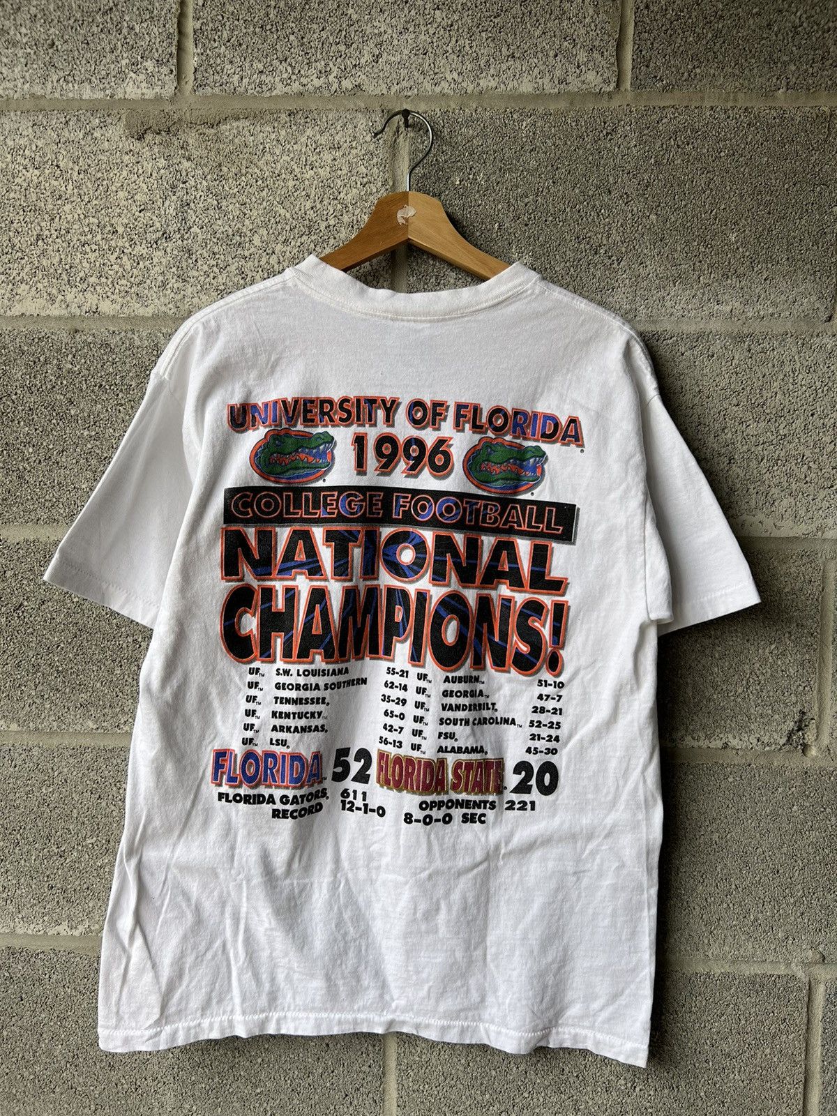 Band Tees × Vintage Vintage 90’s NCAA Florida Gators T Shirt Size US L / EU 52-54 / 3 - 2 Thumbnail