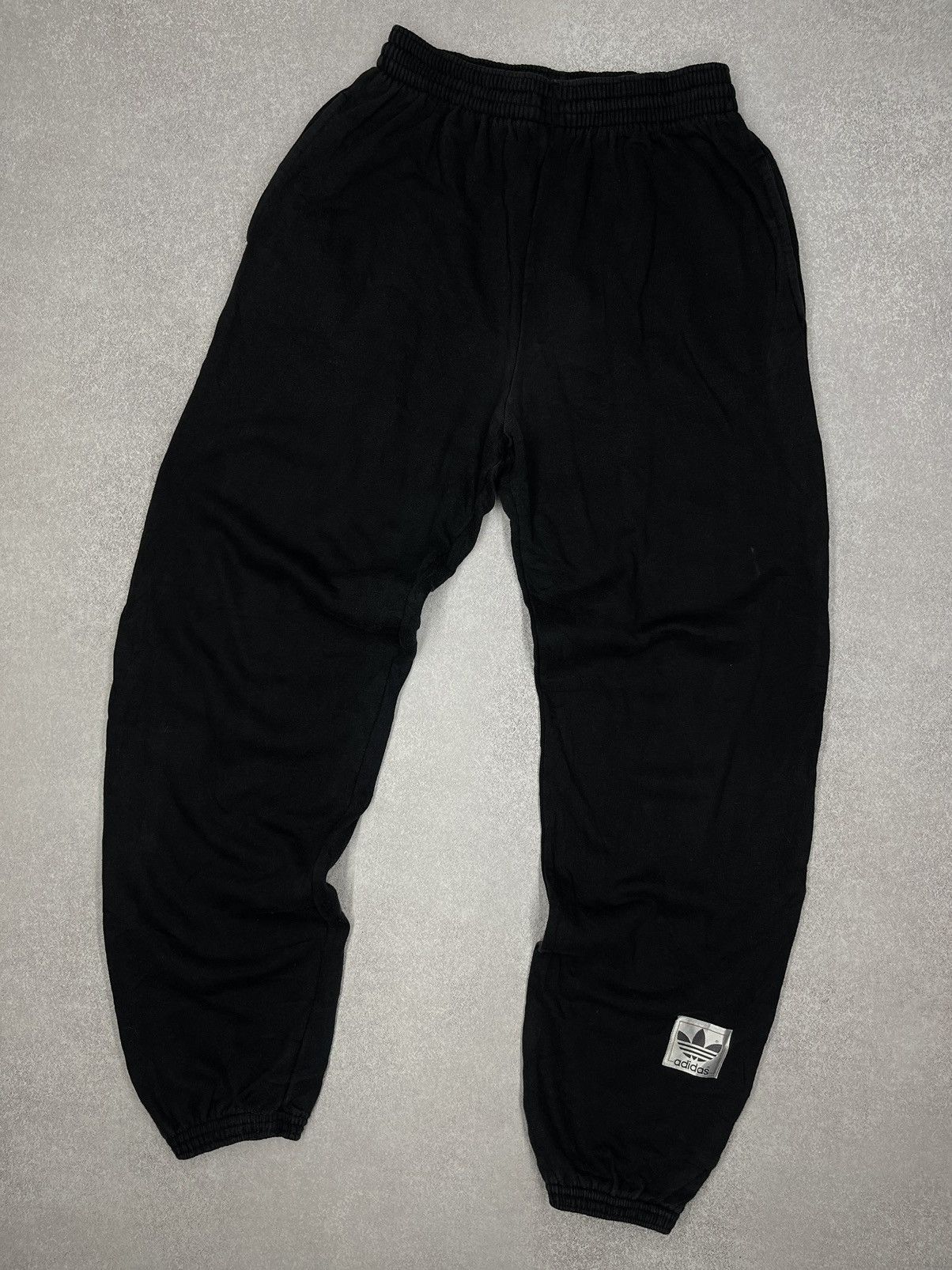 Rare Vintage Adidas Sweatpants Black License Made in UK Y2K