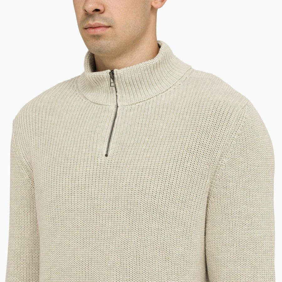A.P.C. o1d2blof1224 Turtleneck Sweater in Beige Size US XXL / EU 58 / 5 - 4 Thumbnail