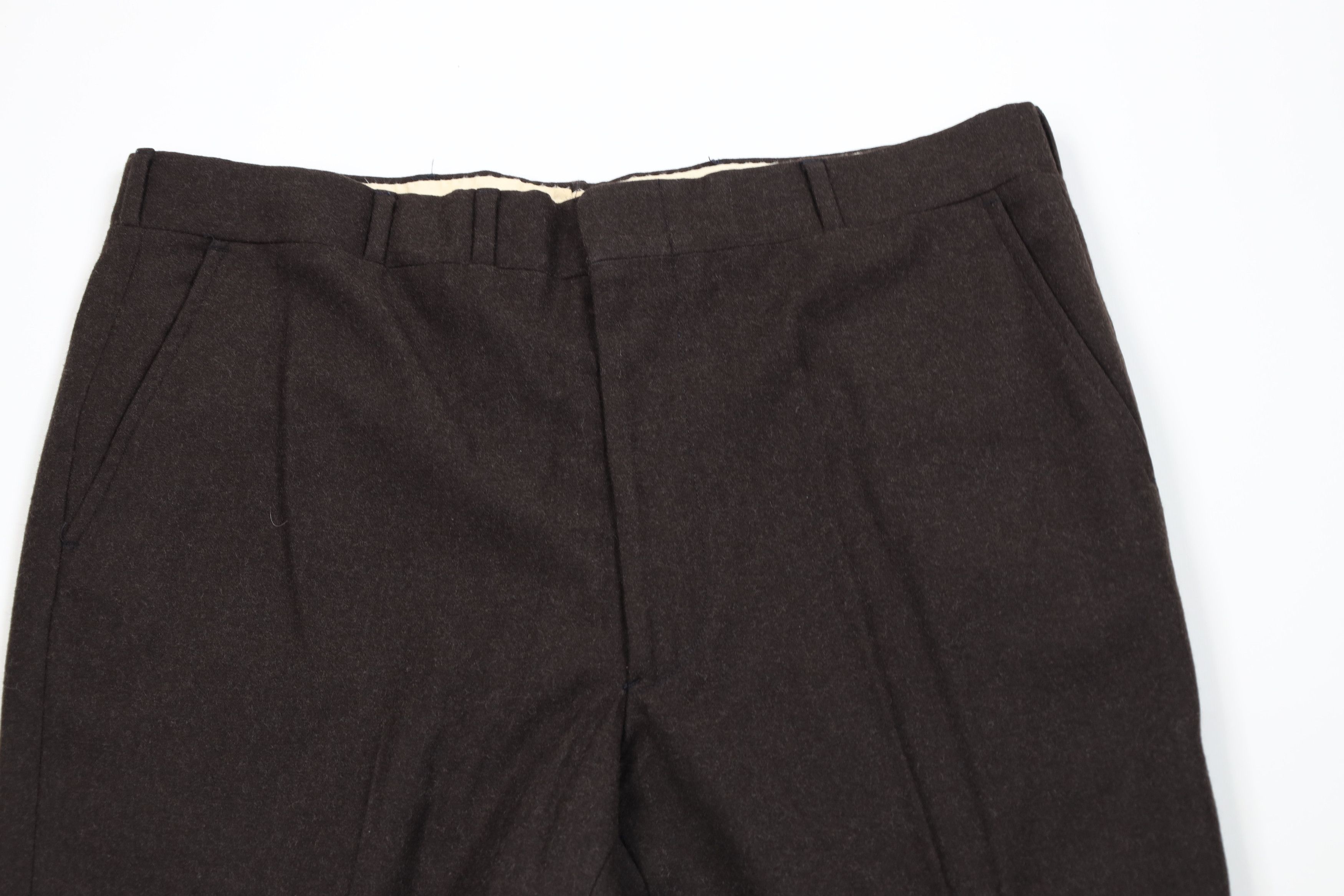 Vintage Vintage 60s Streetwear Flared Wide Leg Chino Pants Brown USA Size US 36 / EU 52 - 2 Thumbnail