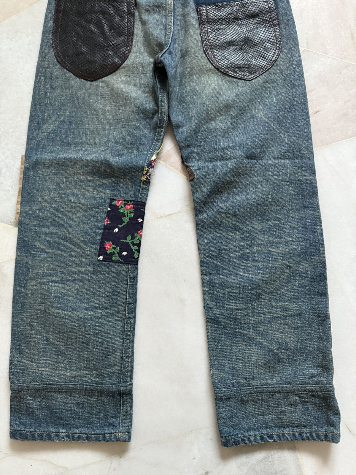 Comme des Garcons Junya watanabe Comme des garcons Patchwork pants Size US 30 / EU 46 - 6 Thumbnail