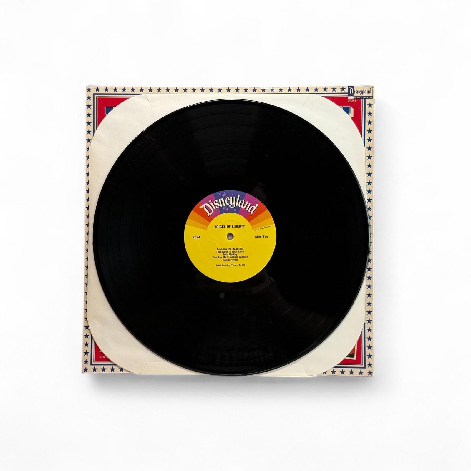 Designer Walt Disney World EPCOT Voices Of Liberty Vinyl Record Size ONE SIZE - 6 Thumbnail
