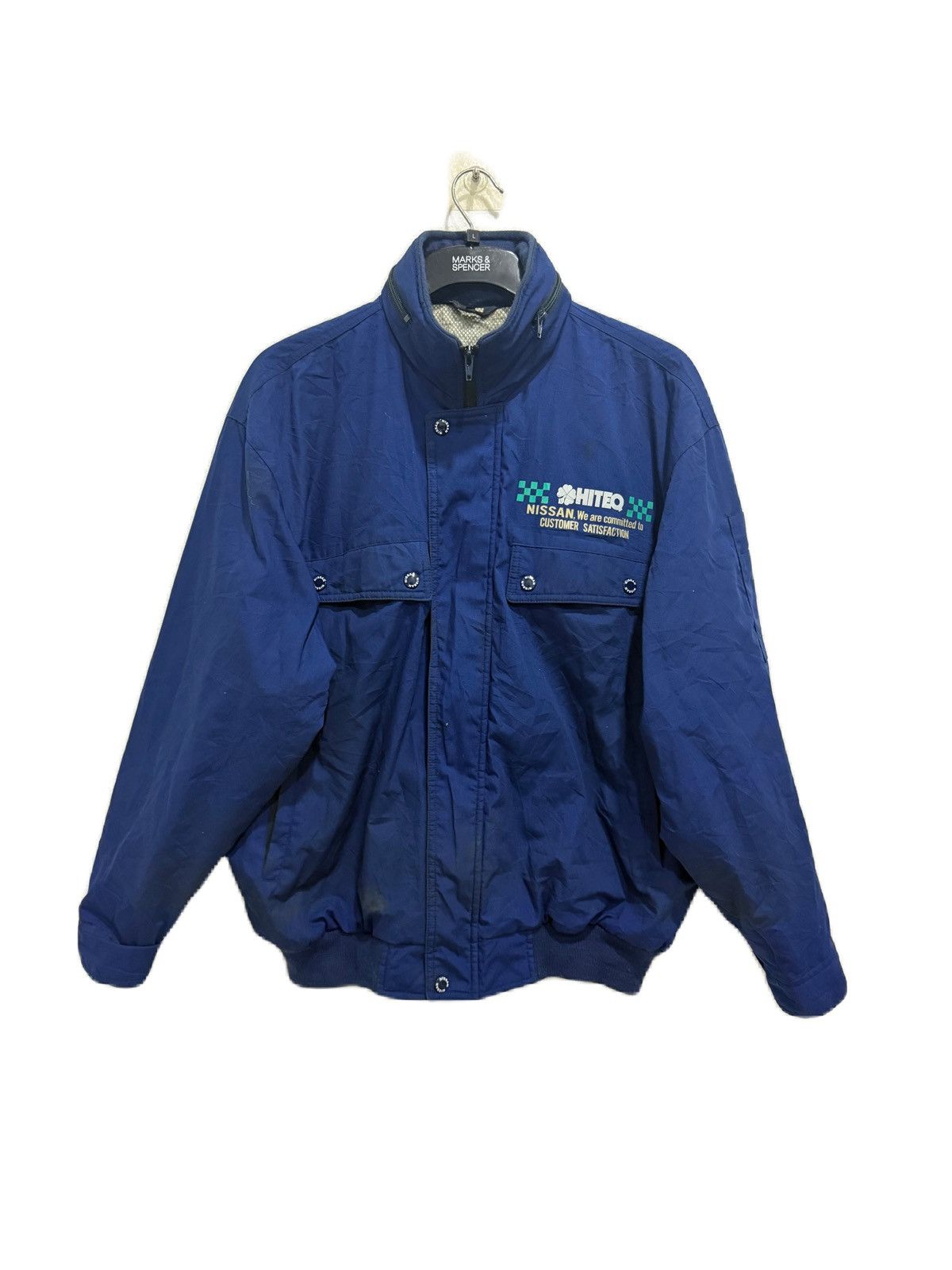Nissan Japanese Brand Vintage Nissan Racing Crew Bomber NISMO Size US M / EU 48-50 / 2 - 1 Thumbnail