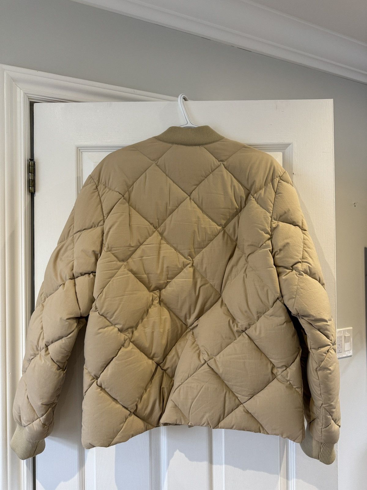 Dries Van Noten Dries Van Noten Beige Down Venice Bomber Jacket Size US M / EU 48-50 / 2 - 4 Thumbnail