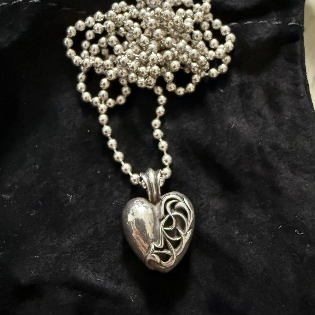 Chrome Hearts Chrome Hearts St Barth Heart Pendant Size ONE SIZE - 5 Thumbnail