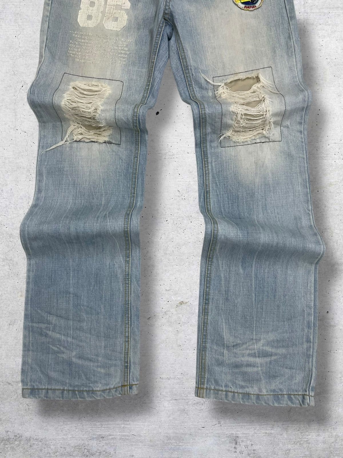 Beauty Beast VINTAGE OG BUZZSPUNKY 90S PUNK SKATE JAPAN RIPPING DENIM Size US 30 / EU 46 - 3 Thumbnail