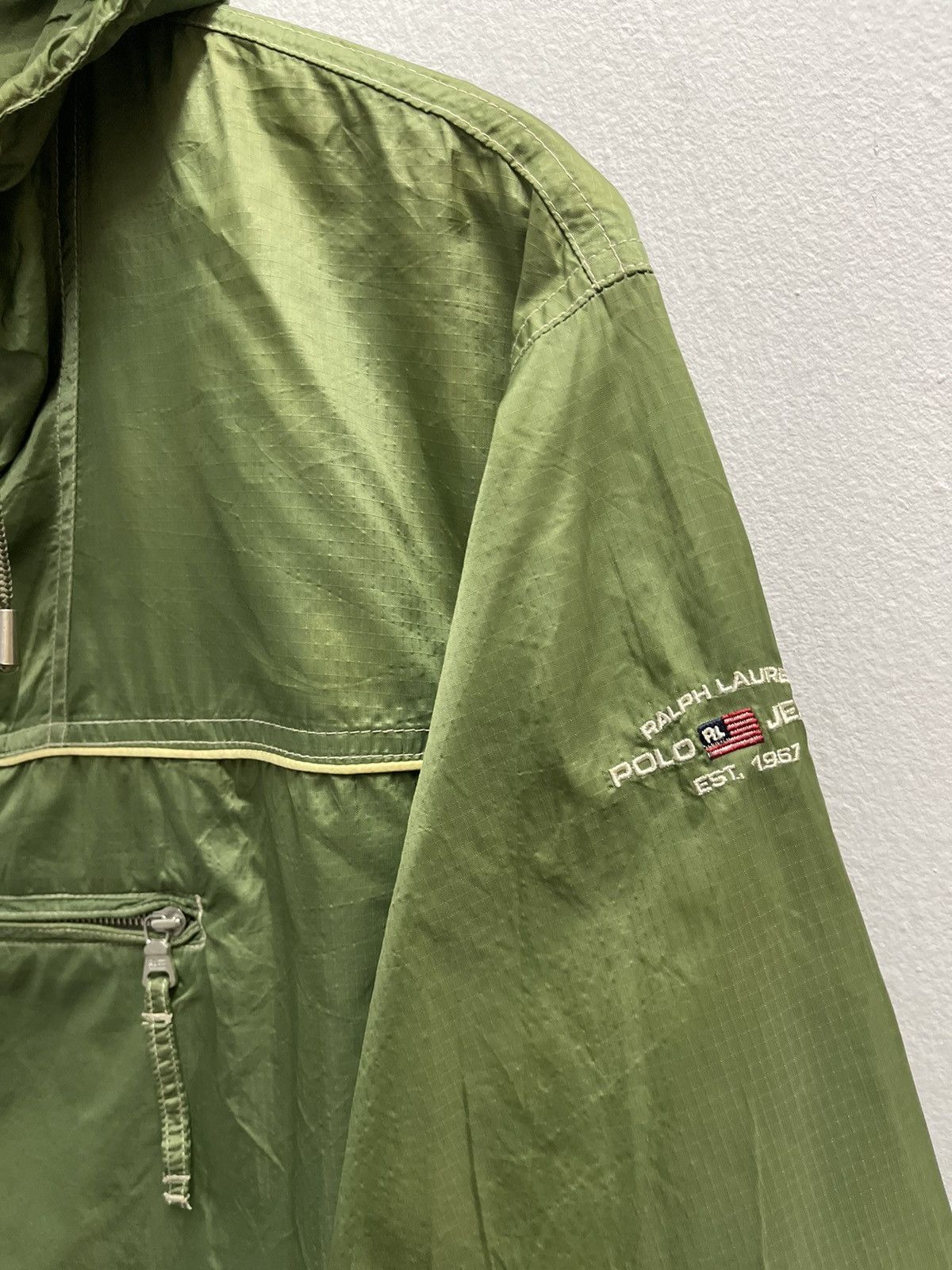 Polo Ralph Lauren Vintage Polo Ralph Lauren Windbreaker Size US M / EU 48-50 / 2 - 2 Thumbnail