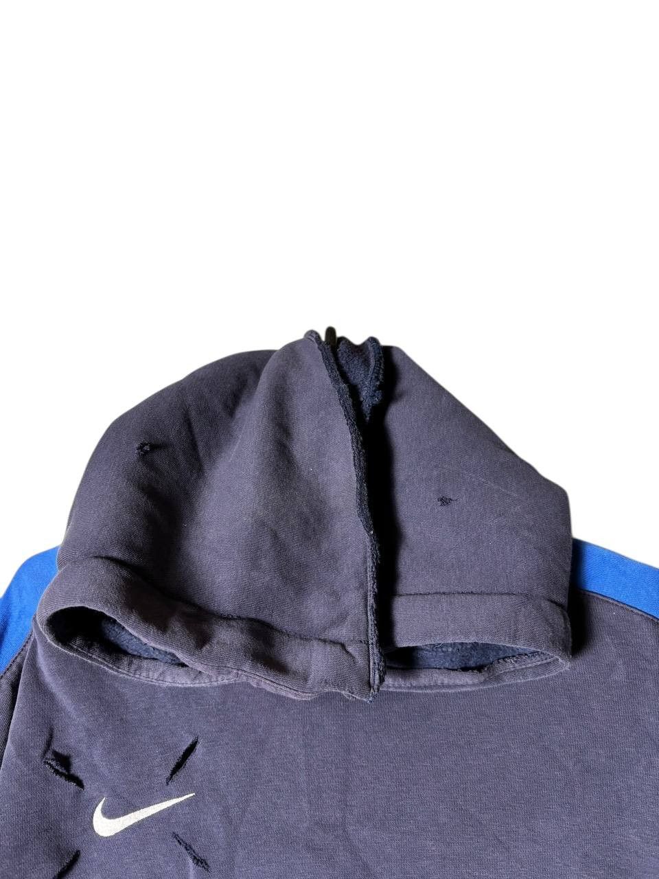Designer Custom 1 of 1 NIKE CRAZY DISTRESSED HOODIE Vintage Size US M / EU 48-50 / 2 - 9 Thumbnail