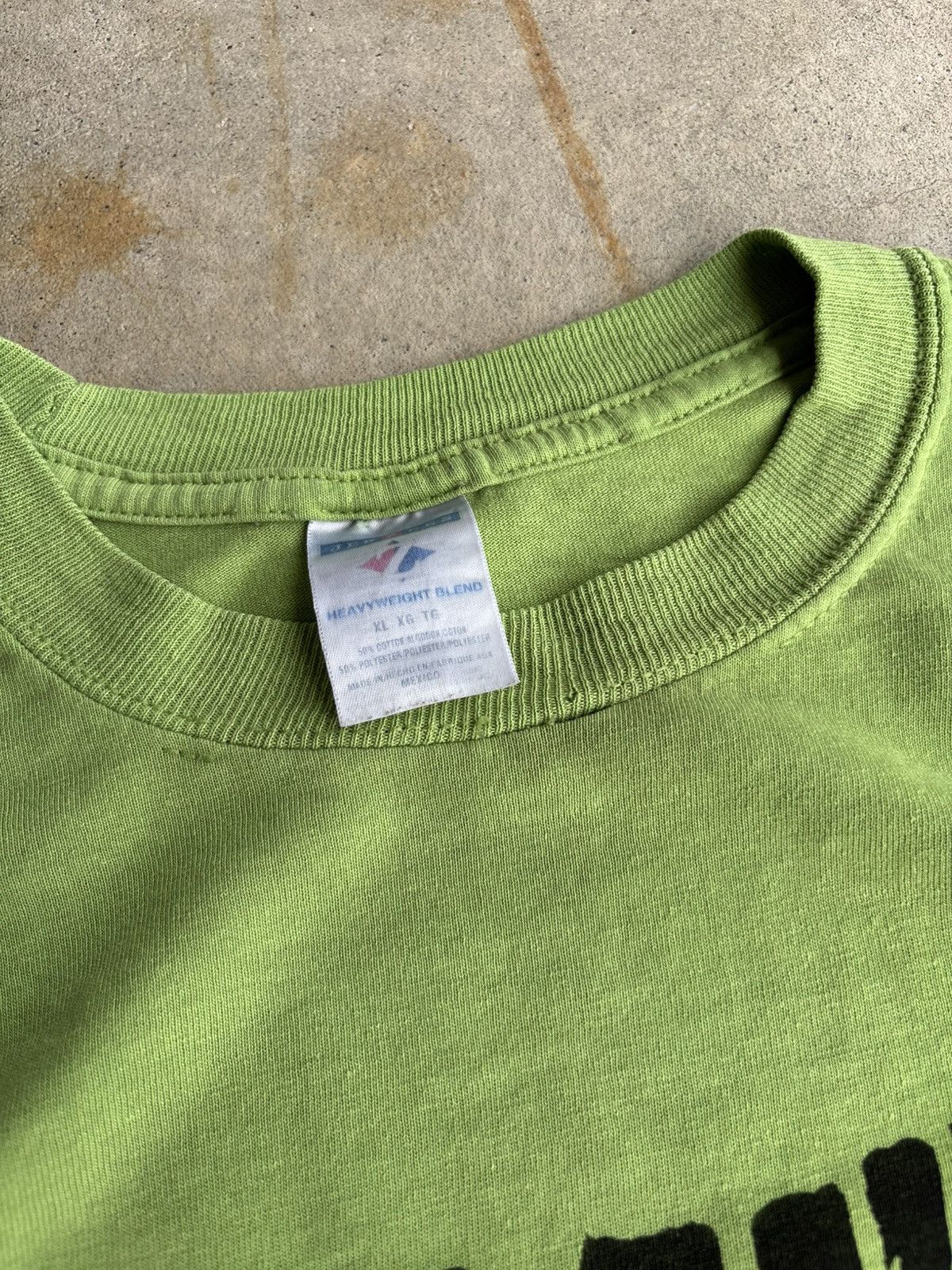 Band Tees × Vintage Crazy Deftones X Creature Skateboards Boxy Lime Green Tee Size US XL / EU 56 / 4 - 6 Thumbnail