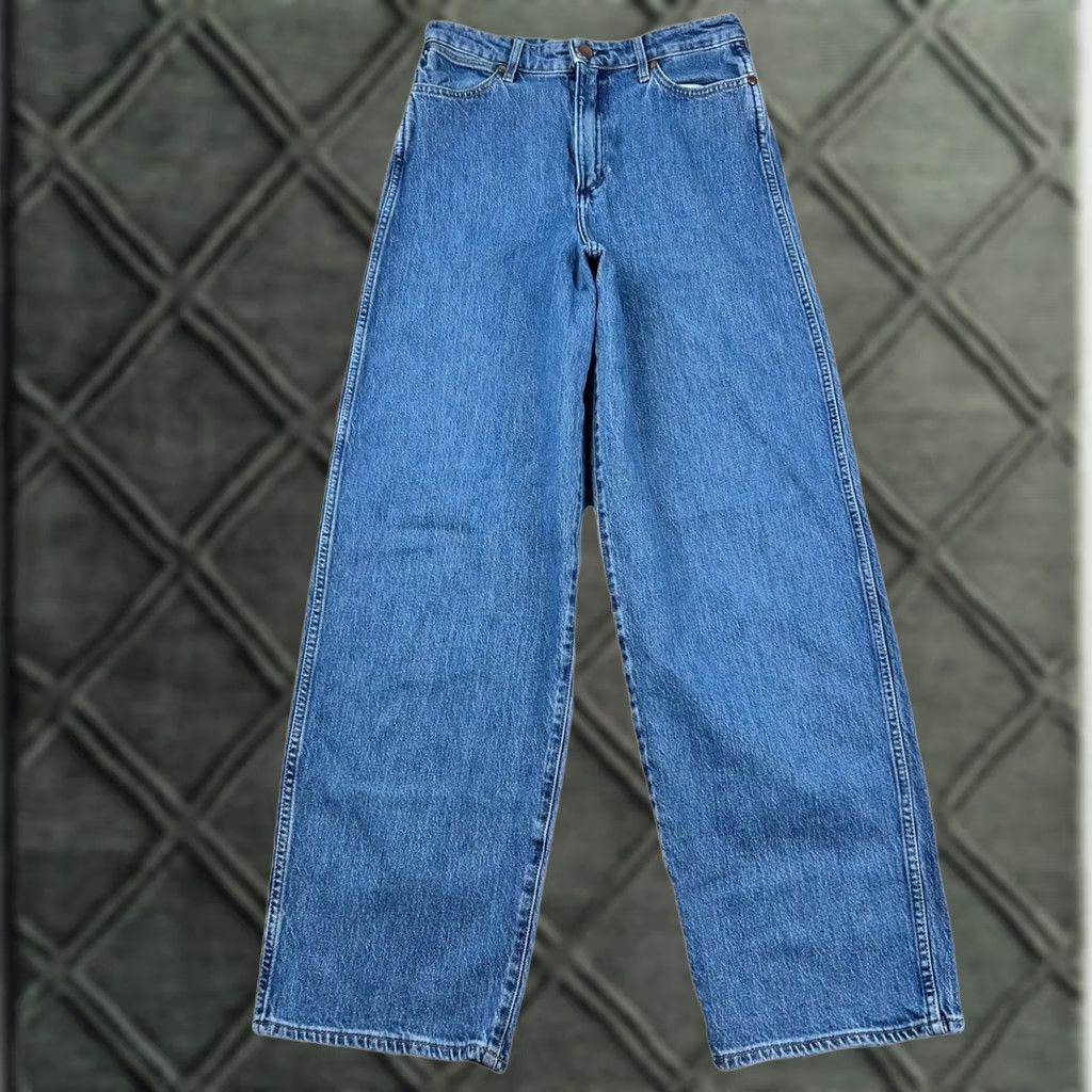 Wrangler VINTAGE Wrangler Barrel Jeans Womens 27 High Rise Cowboy 652 Western Country Farmer Jeans Blue Cotton Spandex 5-Pocket Inseam 31 Womens Size 27" / US 4 / IT 40 - 1 Thumbnail