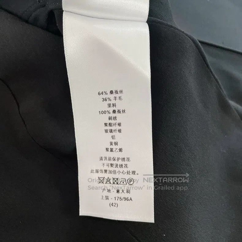 Dior Dior Black shield suit jacket Size M / US 6-8 / IT 42-44 - 6 Thumbnail