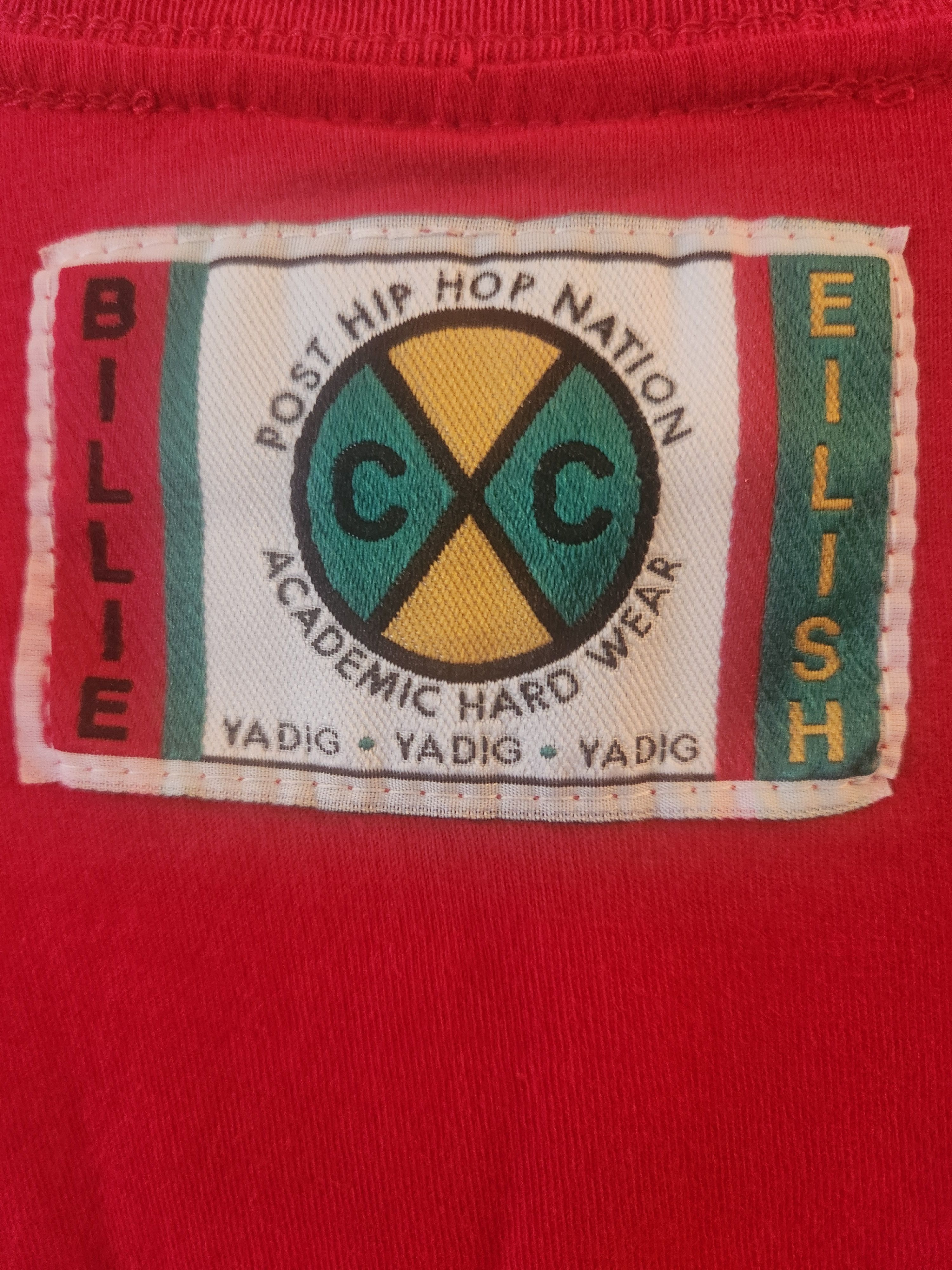 Cross Colours BILLIE EILISH CXC POST HIP HOP NATION T-SHIRT Size US S / EU 44-46 / 1 - 3 Thumbnail