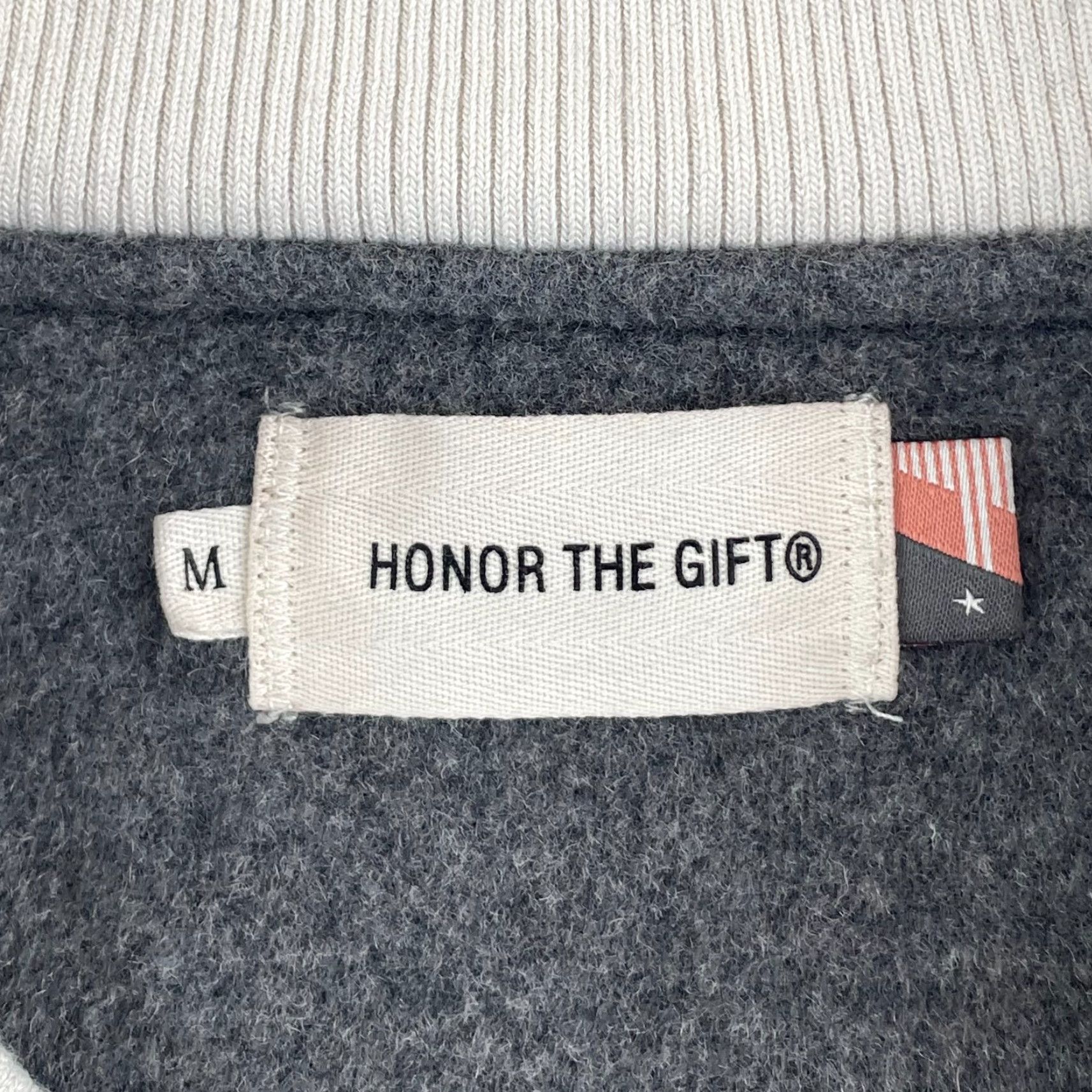 Honor the Gift Honor The Gift HTG Letterman Varsity Jacket Men Medium Wool Gray NWOT Snap Up Size US M / EU 48-50 / 2 - 3 Thumbnail