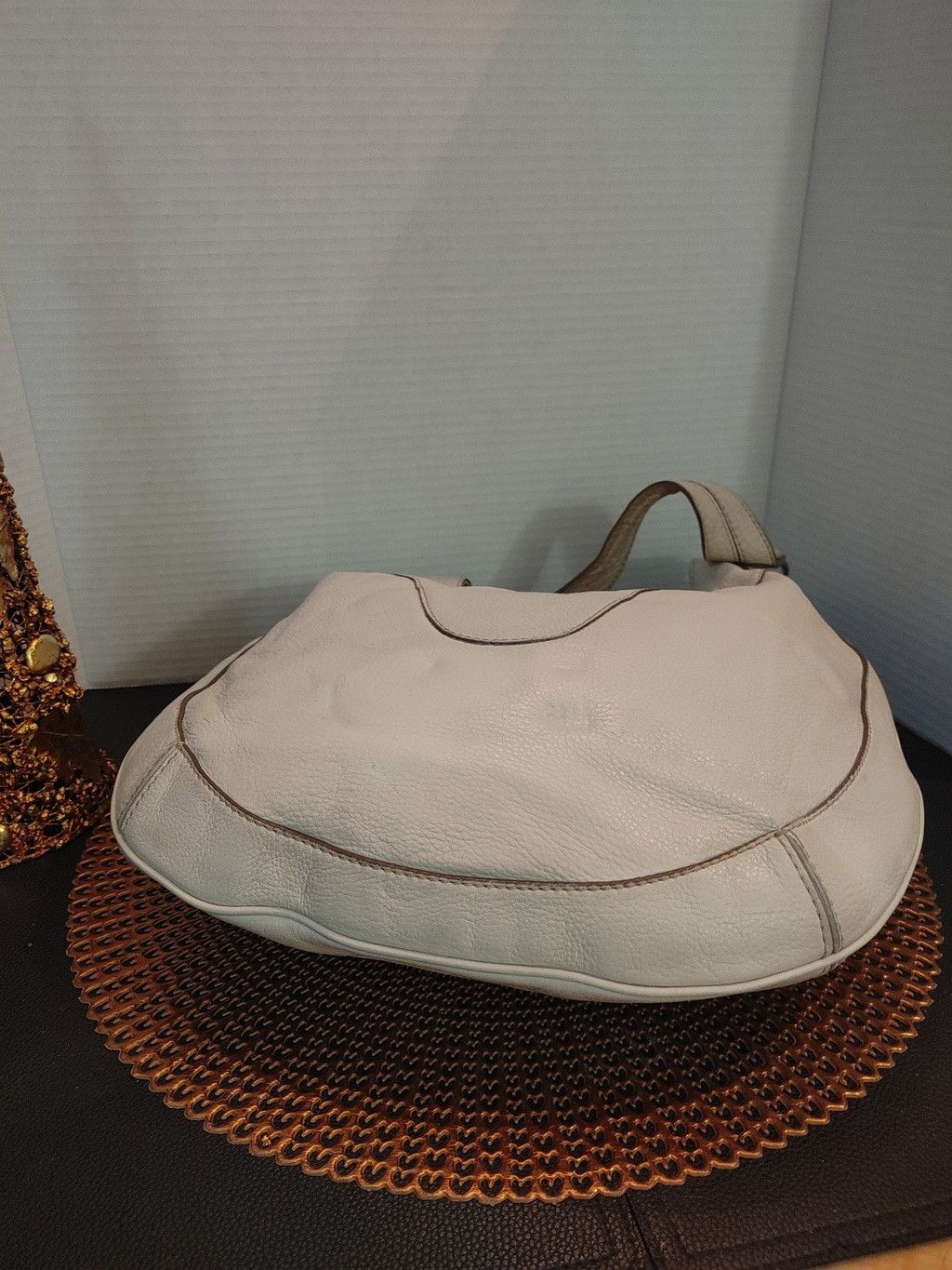 Michael Kors Michael Kors Lillian Leather Hobo Bag Size ONE SIZE - 5 Thumbnail