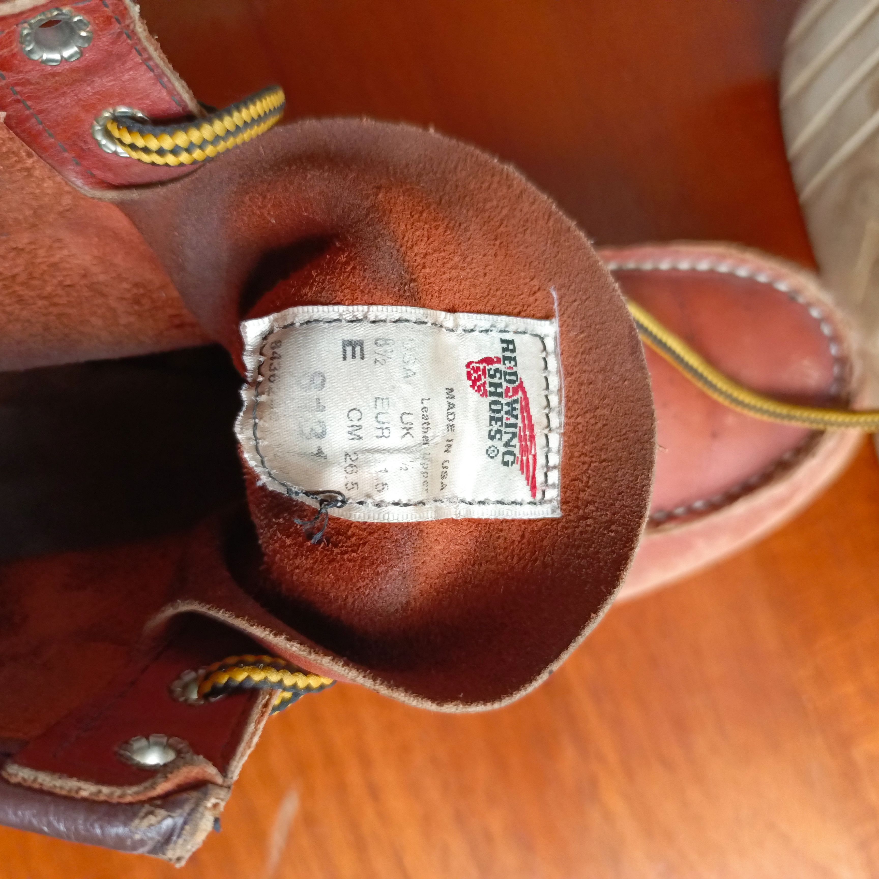 Red Wing Redwing 8131 boots brown leather size US 8.5 Size US 8.5 / EU 41-42 - 10 Thumbnail