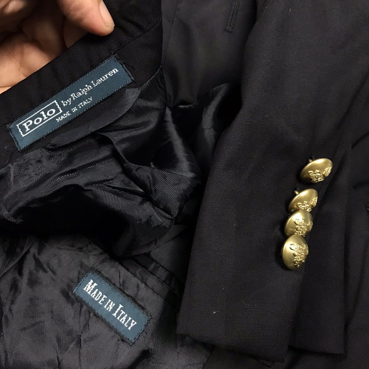 Polo Ralph Lauren Polo by Ralph Lauren Navy blazer button gold Size US M / EU 48-50 / 2 - 10 Thumbnail