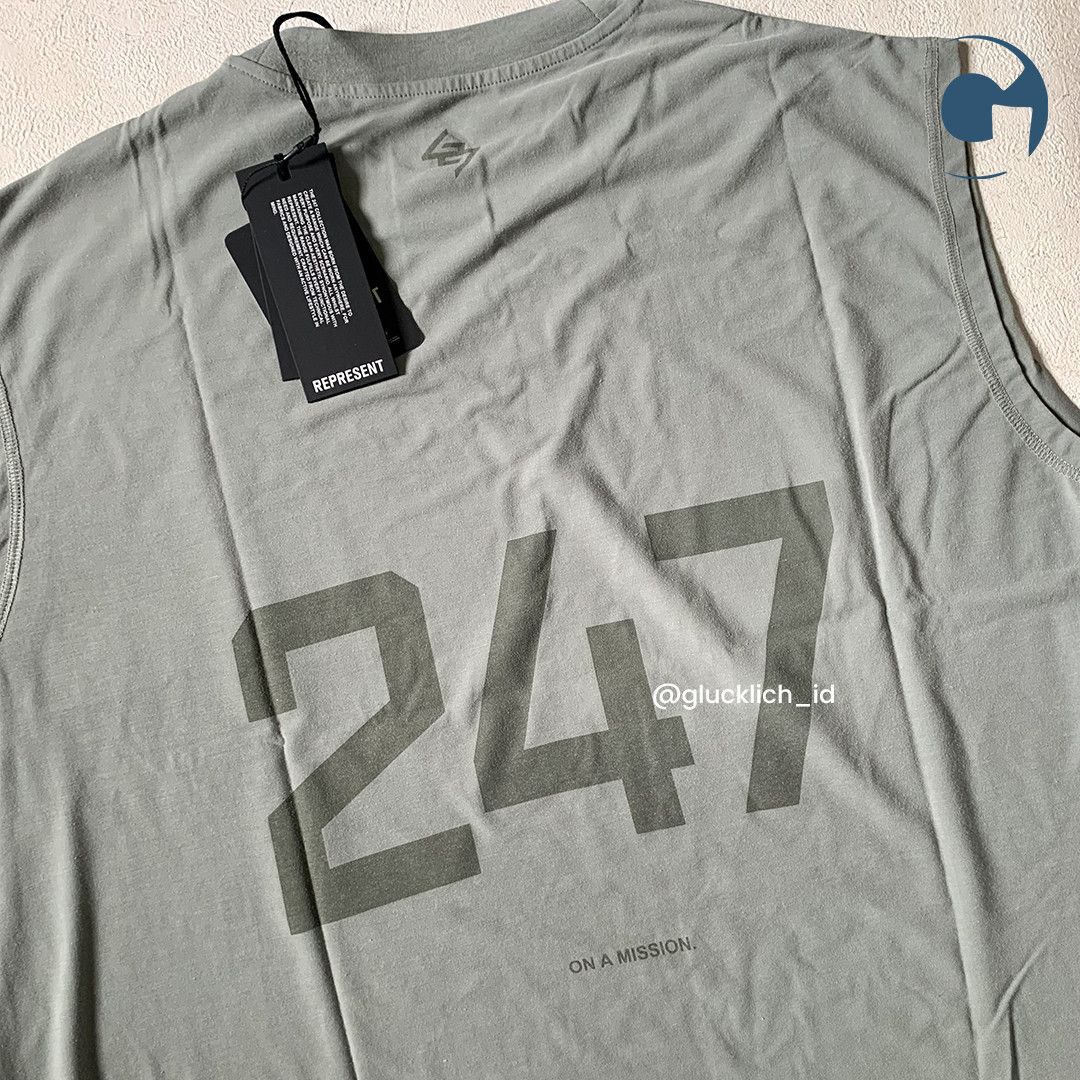 Other Represent 247, Oversized Tank in Sage Size US M / EU 48-50 / 2 - 5 Thumbnail