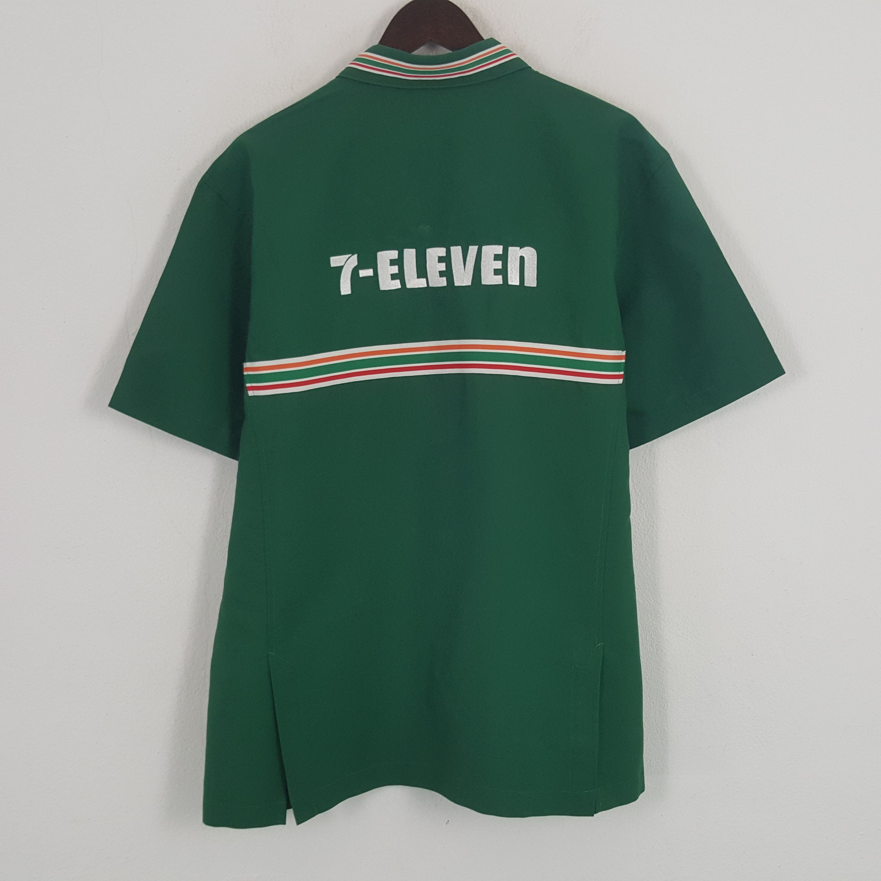 Vintage 7 Eleven Embroidery Logo 7 Worker Zipper Jacket