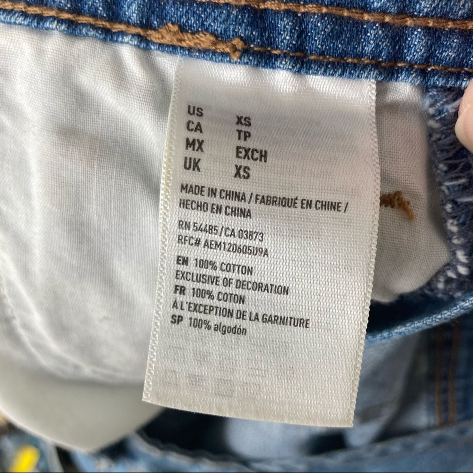 American Eagle Outfitters American Eagle Distressed Shortall Overalls Sz XS Size 26" / US 2 / IT 38 - 3 Thumbnail