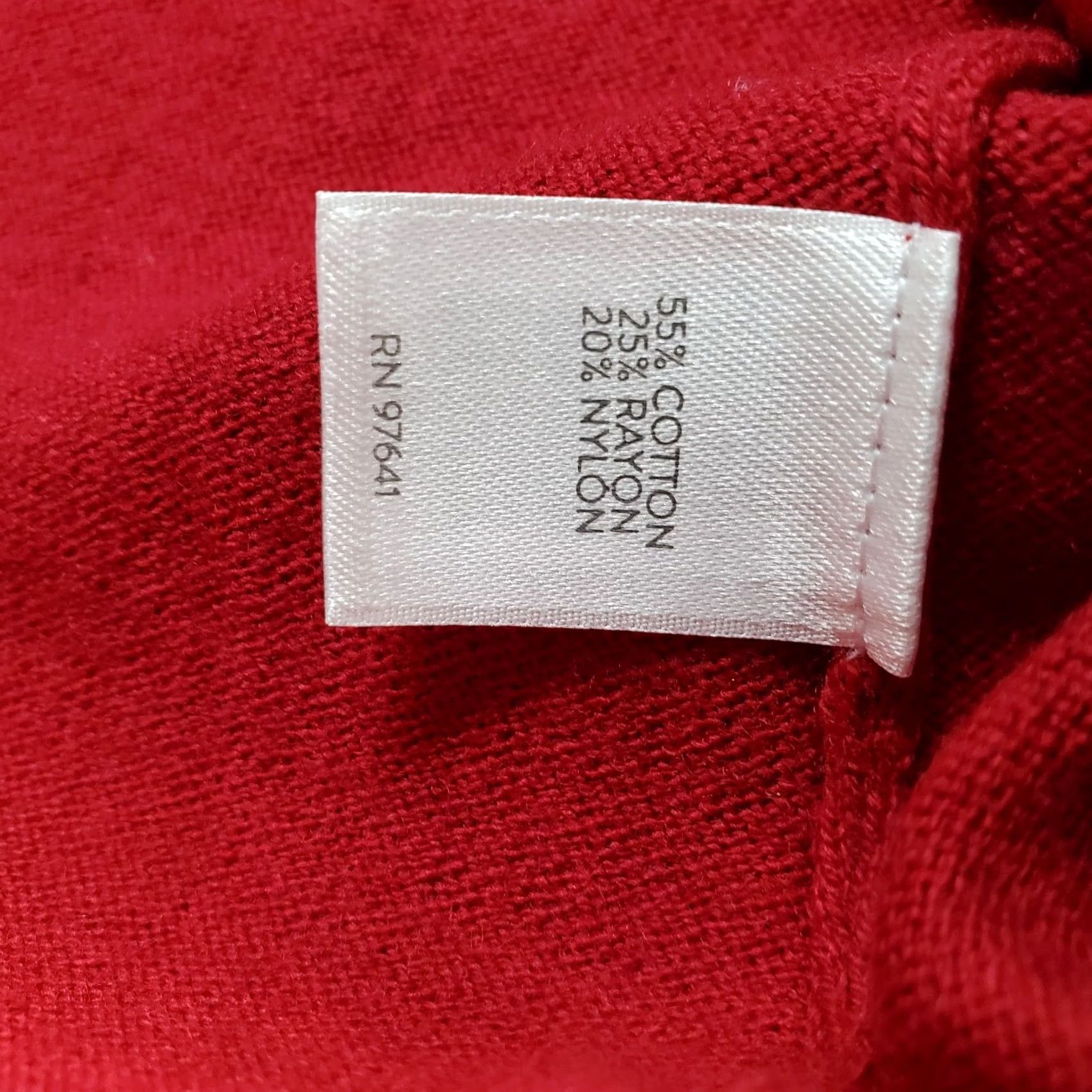 J. Jill J. Jill Sweater Womens Size M Red Solid Tight Knit Pullover Raglan Hem & Cuff Knitwear Size M / US 6-8 / IT 42-44 - 6 Thumbnail