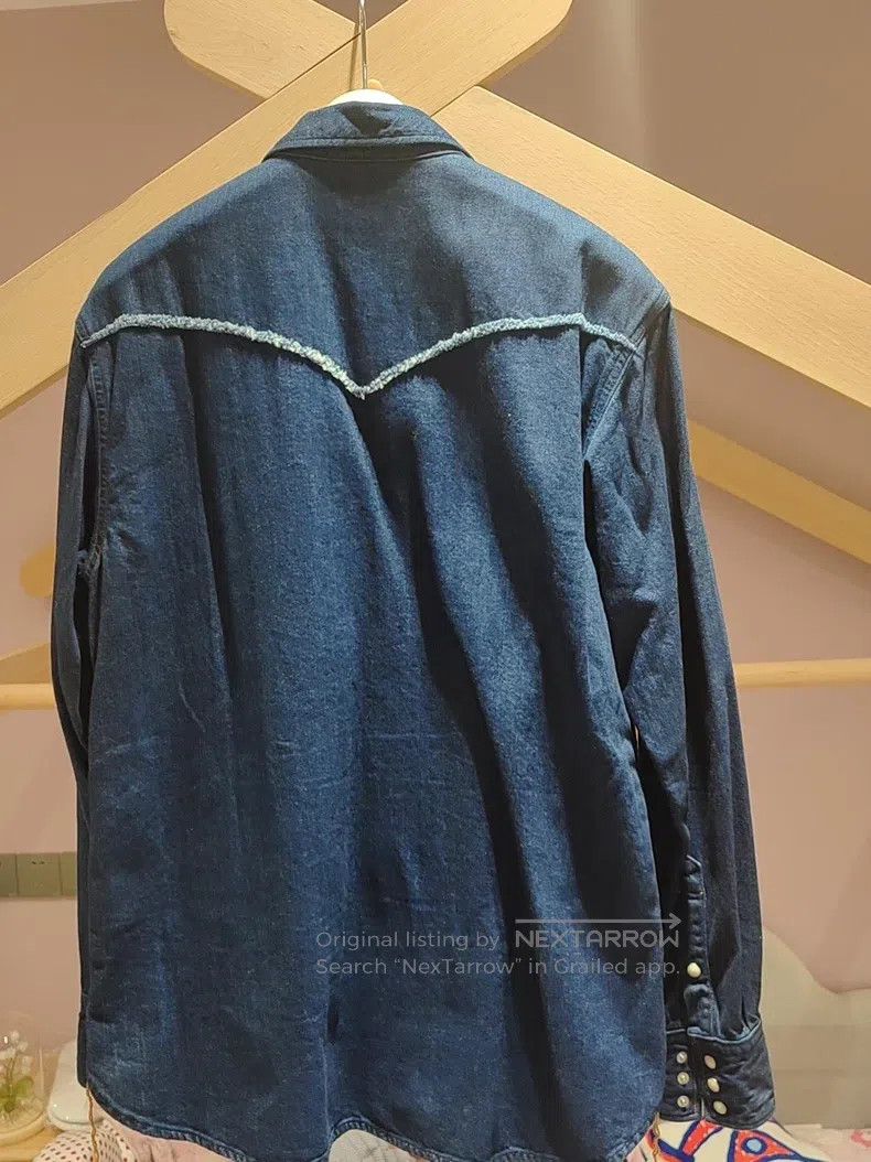 Kapital Kapital Stitching, tassel, denim shirt Size US L / EU 52-54 / 3 - 3 Thumbnail