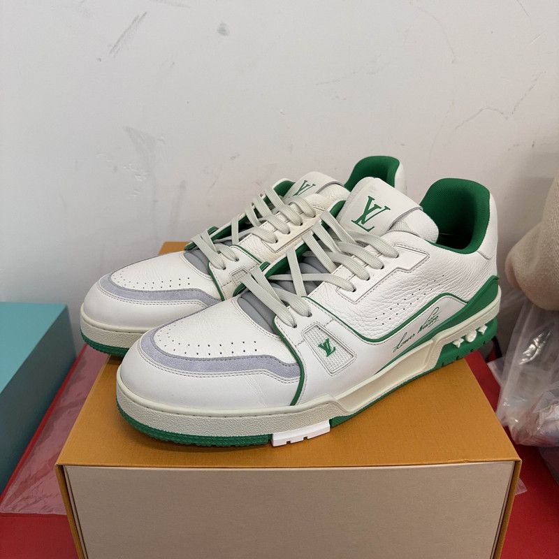 Louis Vuitton Louis Vuitton Trainer #54 Low-Top Fashion Sneakers 0079 Size US 10.5 / EU 43-44 - 1 Thumbnail