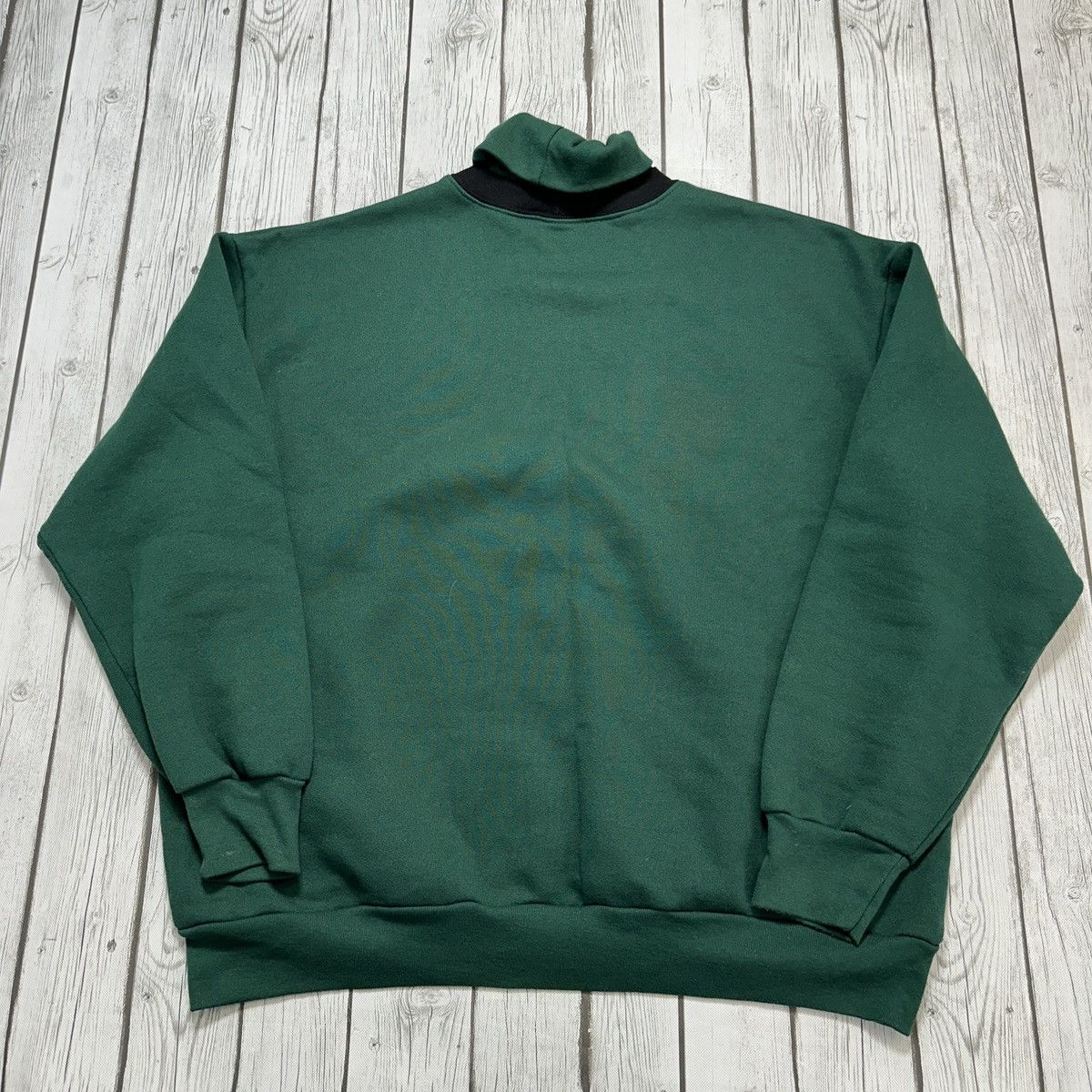 Majestic × NFL × Vintage Vintage New York Jets turtleneck sweatshirt Size US XXL / EU 58 / 5 - 2 Thumbnail