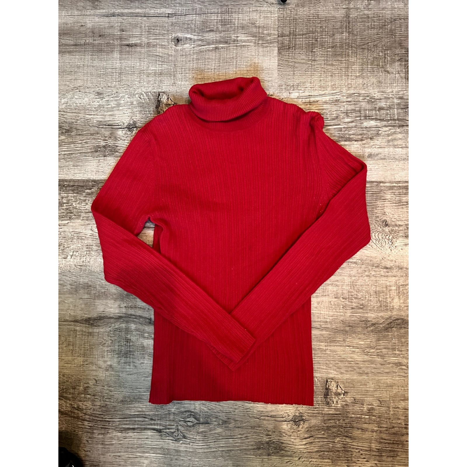 Merona Merona Red Knit Sweater Size S / US 4 / IT 40 - 1 Thumbnail