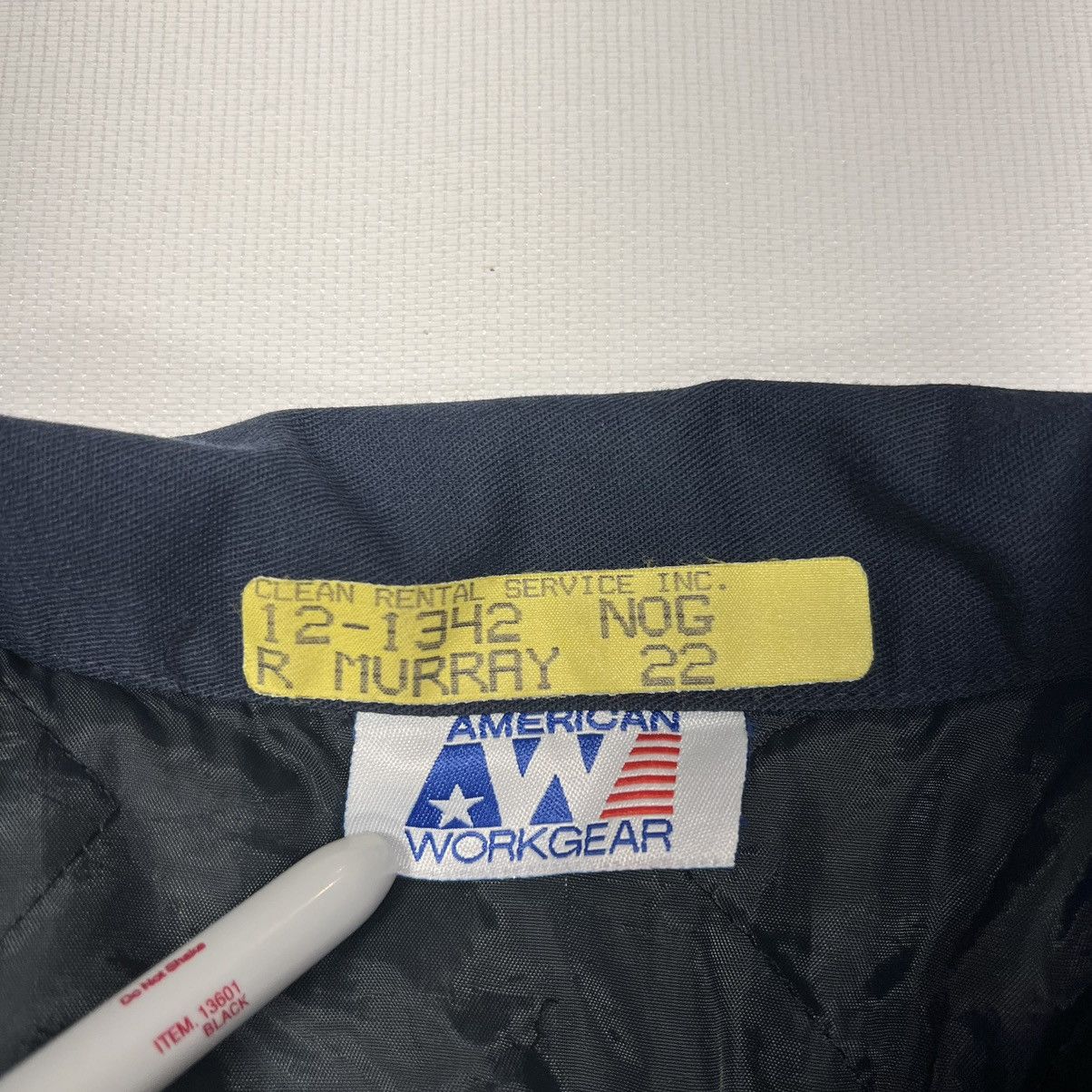Vintage VTG Work Jacket Blue Port Authority NJ NY Coat Full Zip Size US XL / EU 56 / 4 - 6 Thumbnail