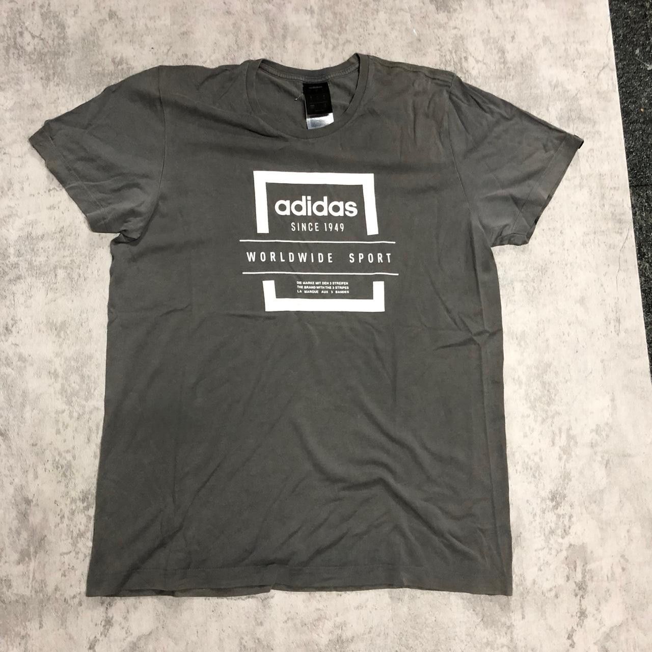 Adidas Grey Adidas sportswear T-shirt #sportswear Size US M / EU 48-50 / 2 - 1 Thumbnail