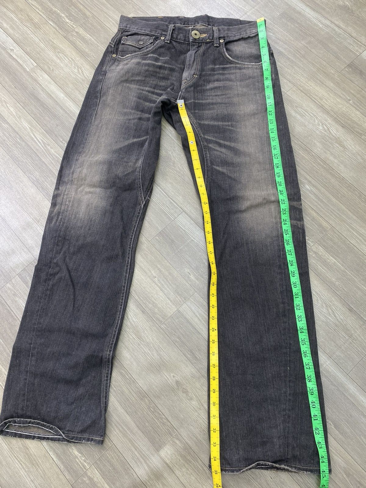 If Six Was Nine Vintage Lee Clawmark Faded Lgb Style Flared Jeans Y2K Size US 32 / EU 48 - 21 Thumbnail