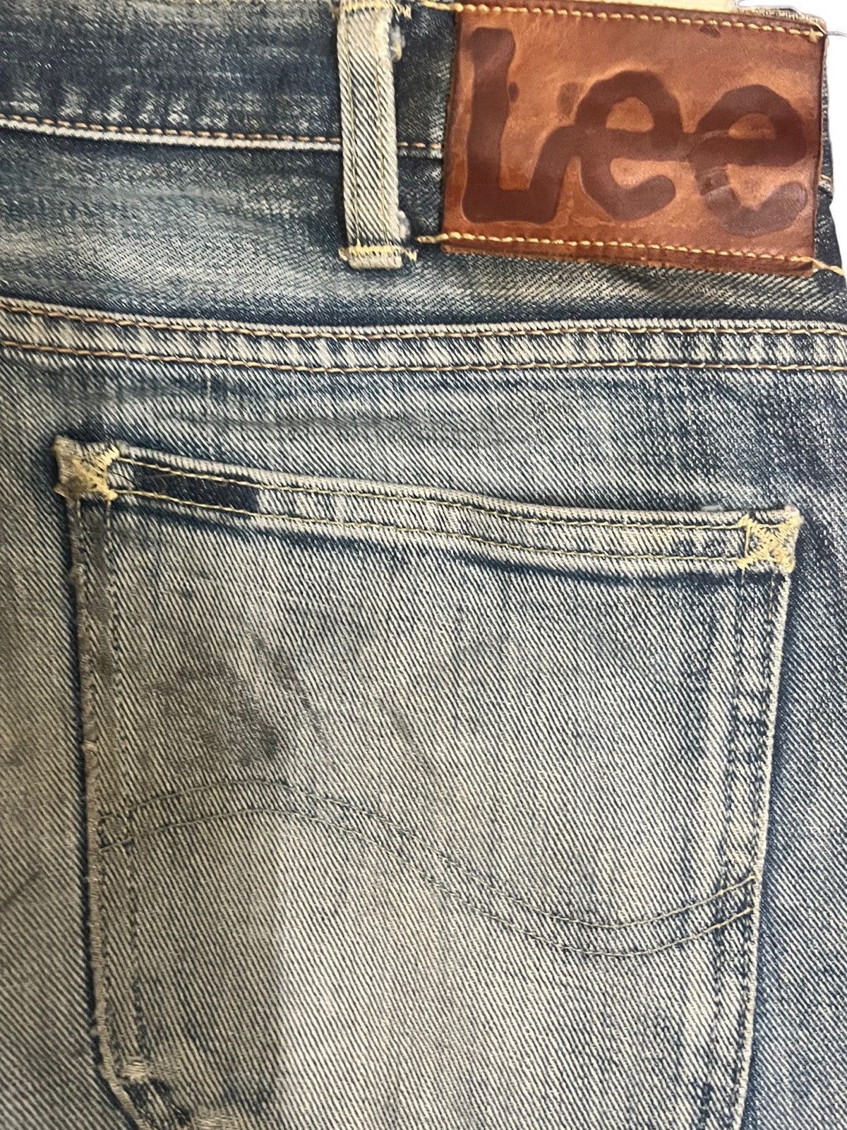 Alife × Lee Lee Rider “Organic” Distress denim Size US 33 - 8 Thumbnail