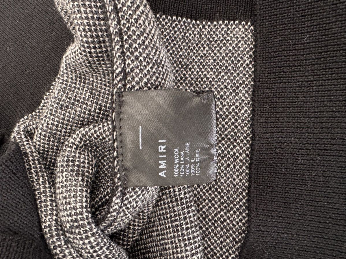 Amiri Amiri Repeat Wool-Jacquard Cardigan- Size L Size US L / EU 52-54 / 3 - 6 Thumbnail