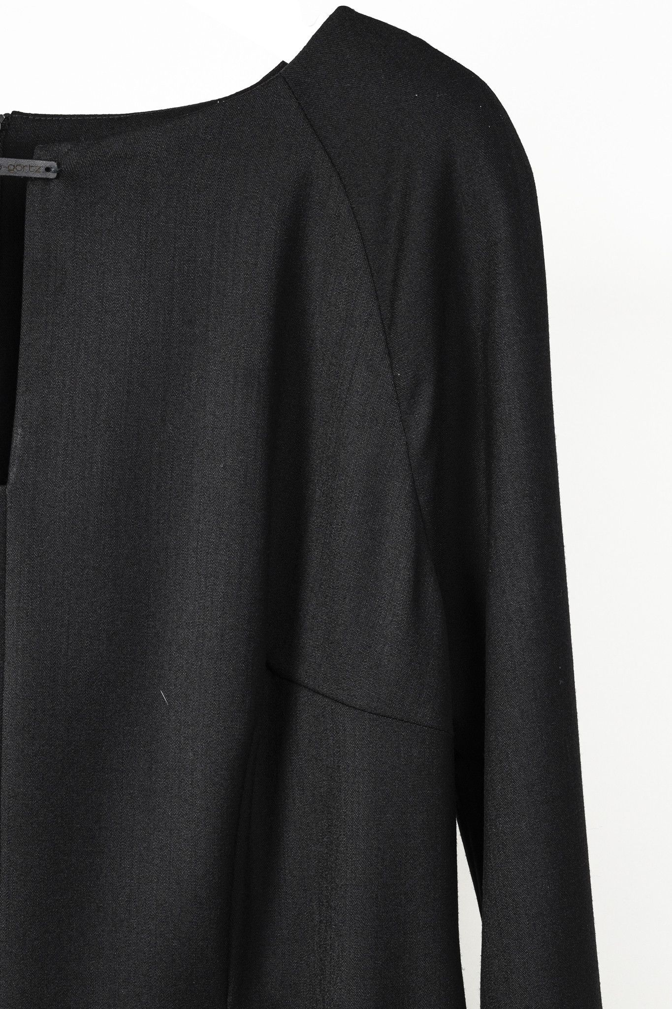 Annette Gortz Annette Gortz Calla Black Long Sleeve Shift Dress Size XL / US 12-14 / IT 48-50 - 5 Thumbnail