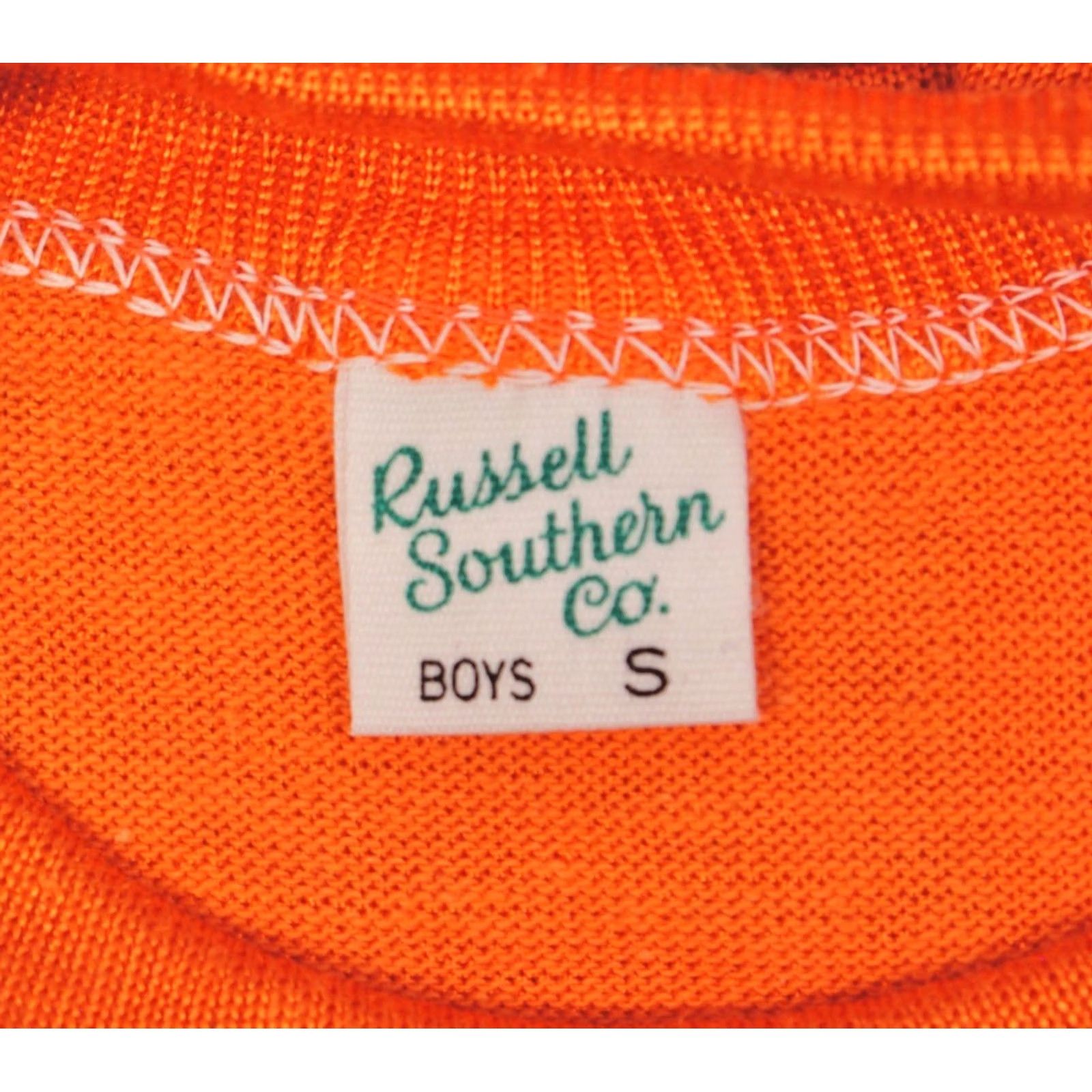 Vintage VTG 1960s Boy's Orange T Shirts Sz S Russell Southern Blank NOS Shirt Boys 60s Durene Size US S / EU 44-46 / 1 - 4 Thumbnail