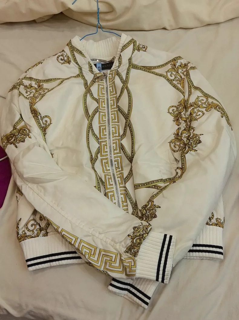 Versace Versace Thin cotton silk jacket Size M / US 6-8 / IT 42-44 - 1 Thumbnail